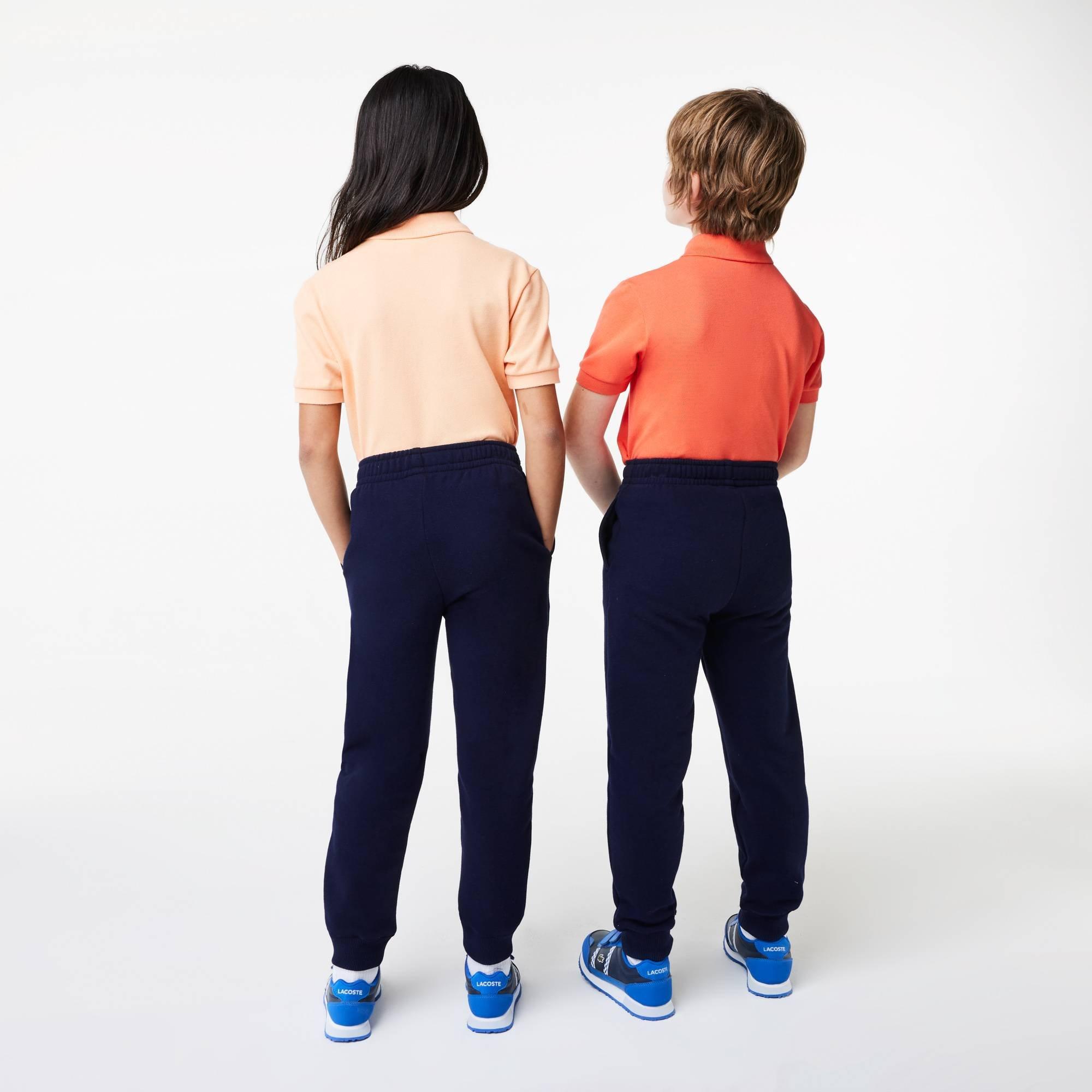 Navy 09 - Lacoste - Boys' Classic Jogging Bottoms - 4
