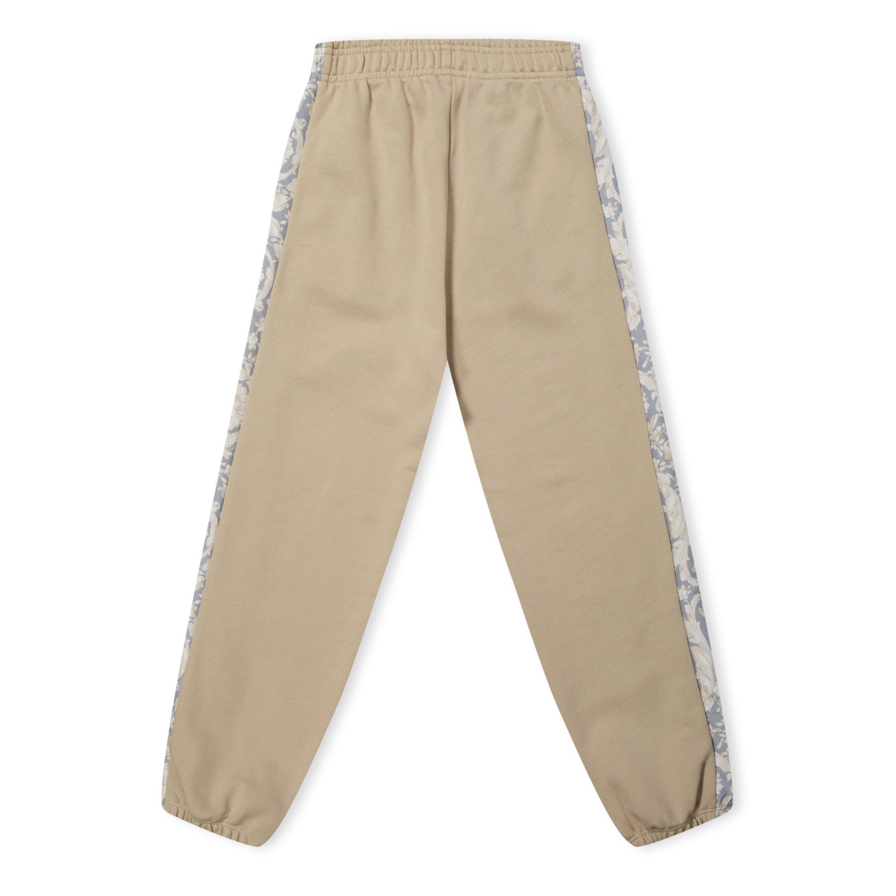 Beige 2KP30 - Versace - Unisex Kids' Barocco Closed Hem Fleece Joggers - 2