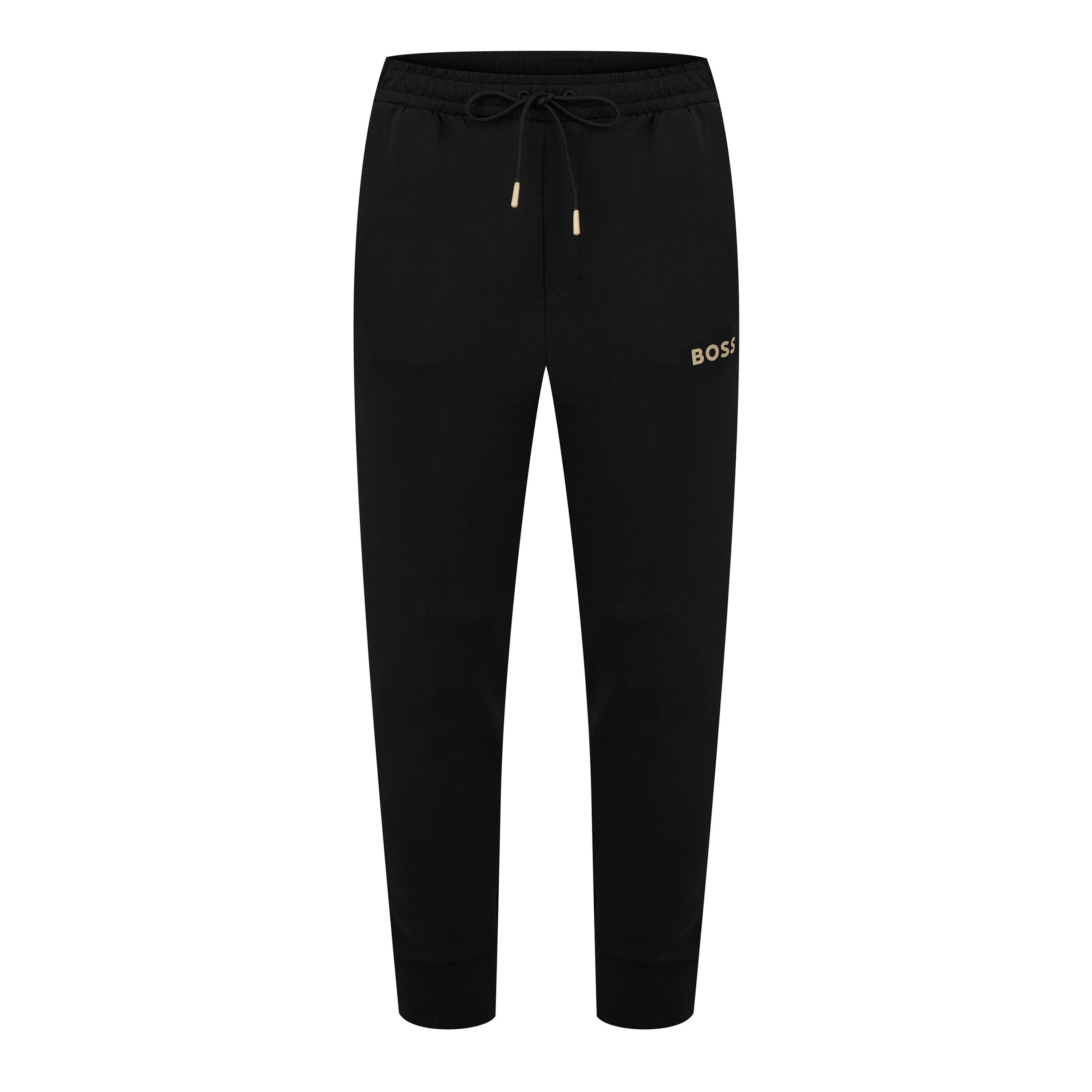 Black Gold - Boss - Men's Hadiko Green Closed Hem Fleece Joggers - 1