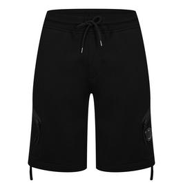 CP Company Diagonal Raised Fleece Lens Shorts