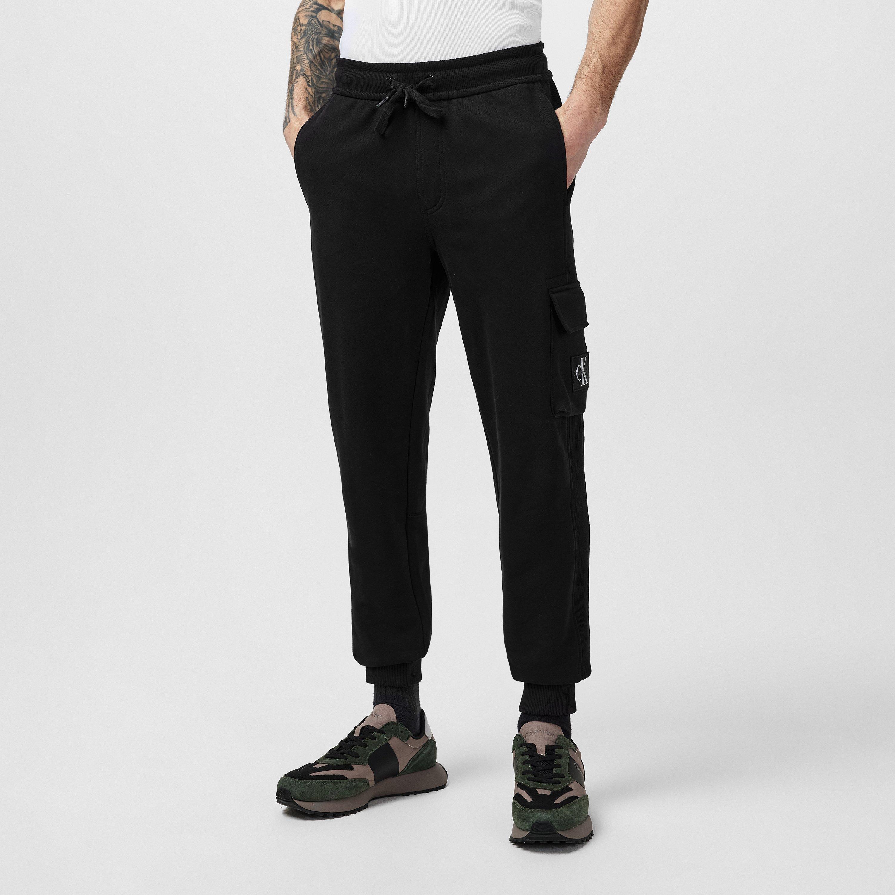 Black - Calvin Klein Jeans - Logo-Patch Track Pants - 3