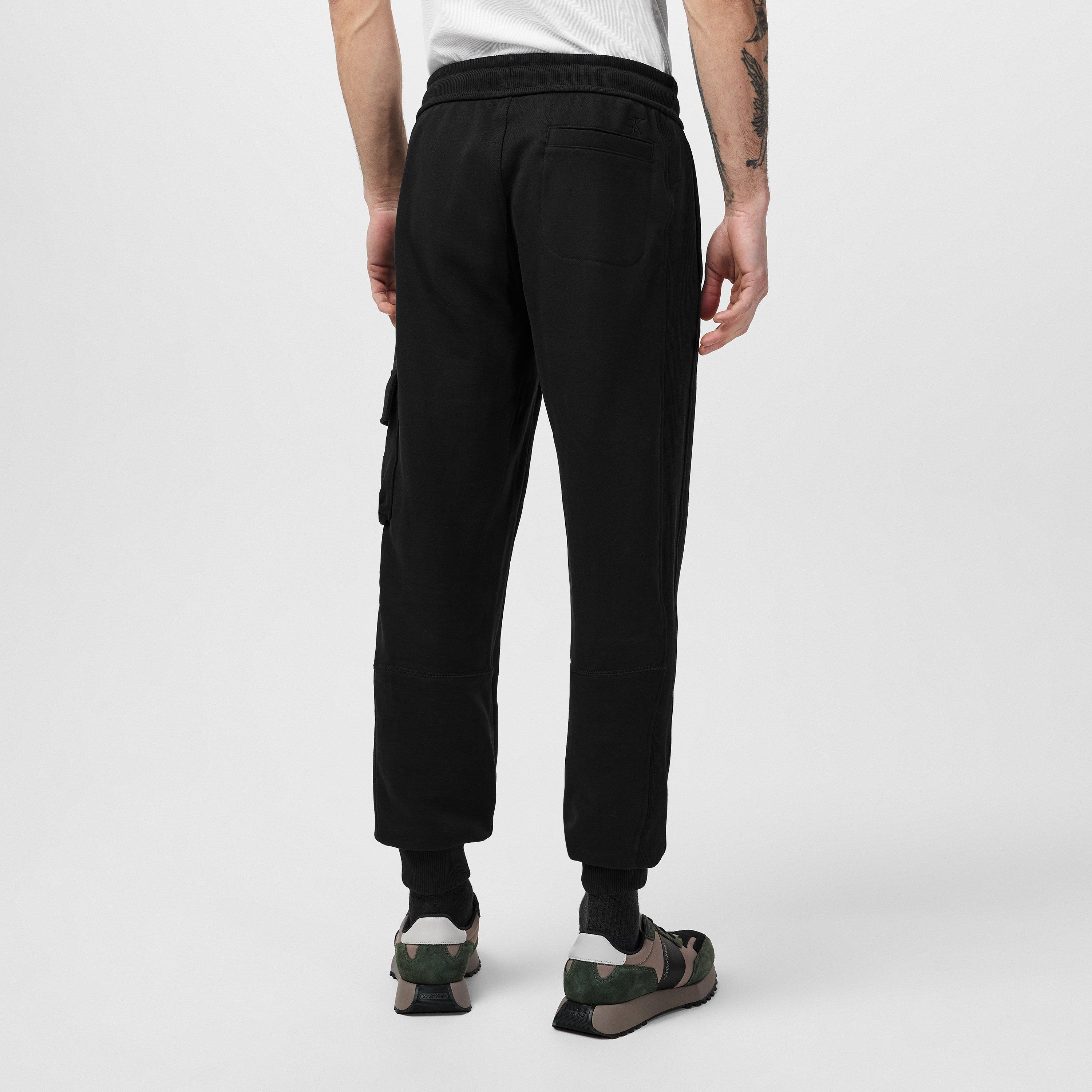 Black - Calvin Klein Jeans - Logo-Patch Track Pants - 4