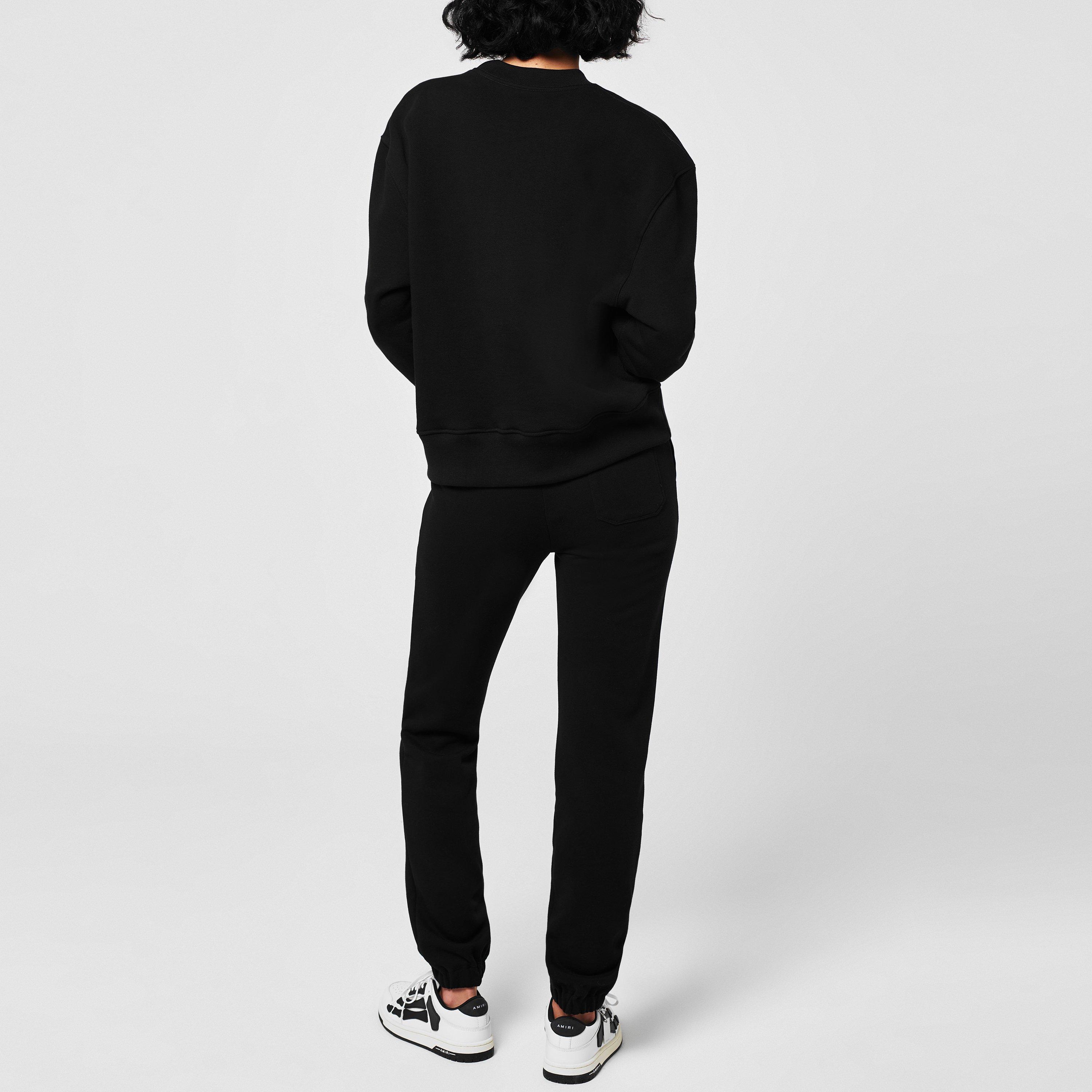 Black 001 - Amiri - Unisex Kids' Logo Closed Hem Fleece Joggers - 3