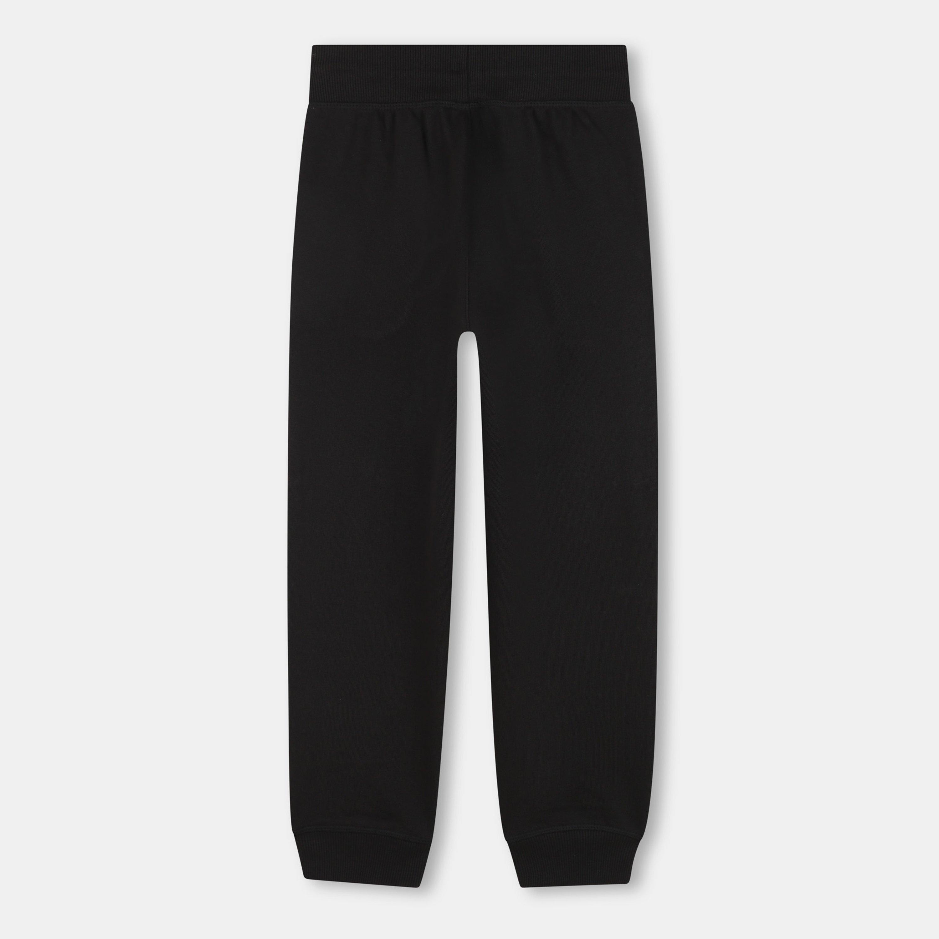 Schwarz 09B - Hugo - Kids' Logo Closed Hem Fleece Joggers - 2