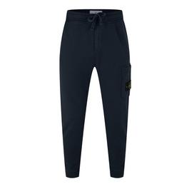 Stone Island MenS Logo Cotton Lightweight Fleece Joggers