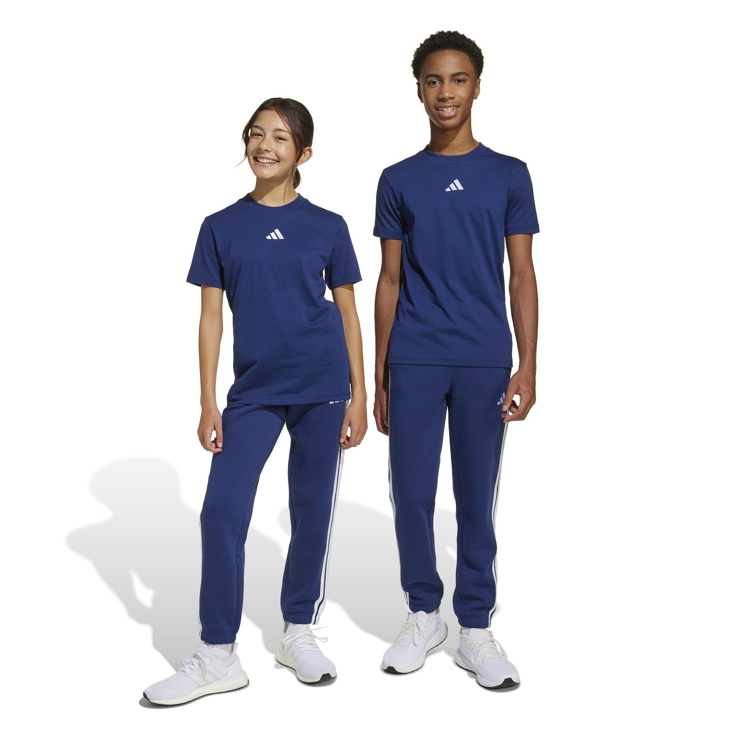 Navy/White - adidas - Essentials 3-Stripes Joggers Kids - 2