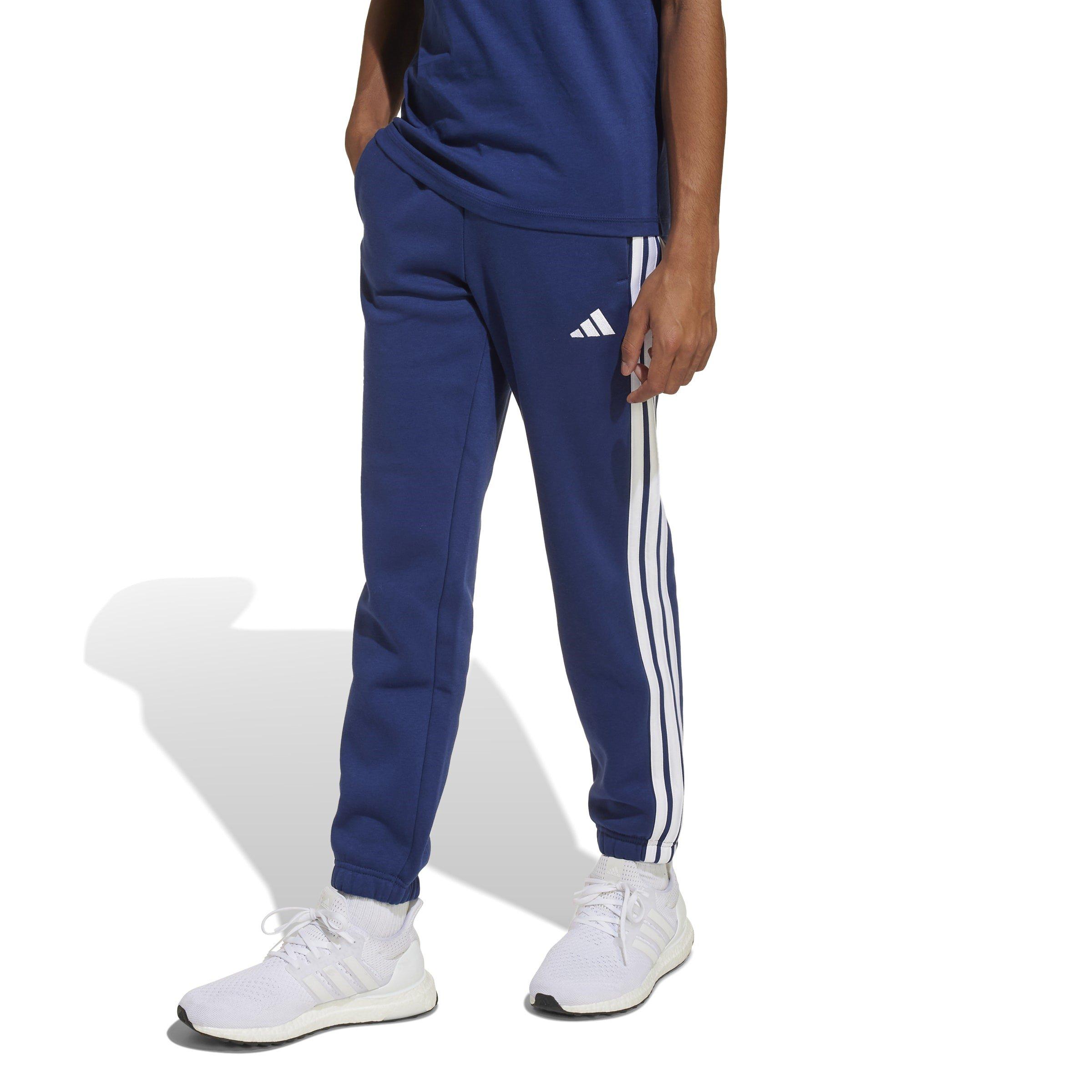 Navy/White - adidas - Essentials 3-Stripes Joggers Kids - 4