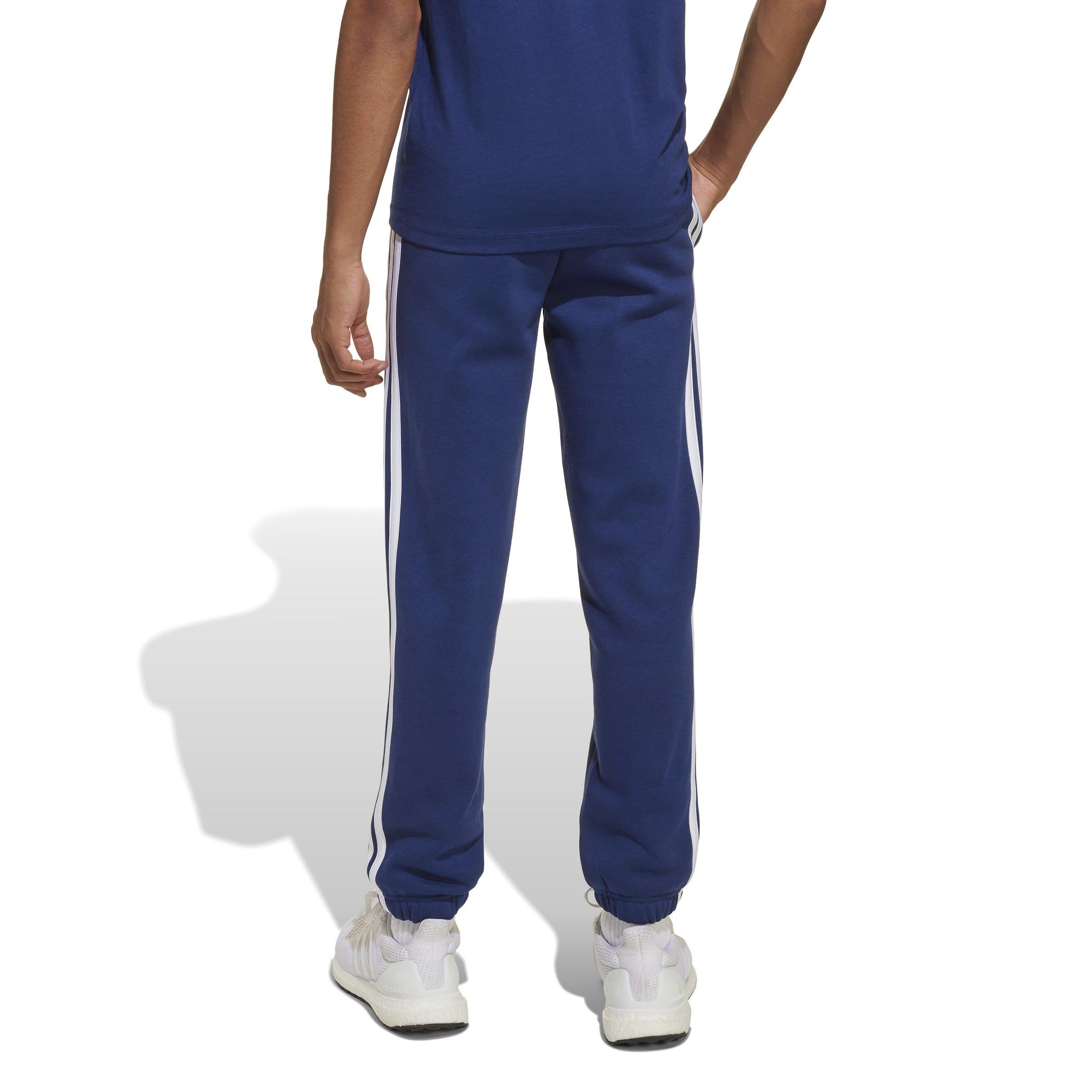 Navy/White - adidas - Essentials 3-Stripes Joggers Kids - 5