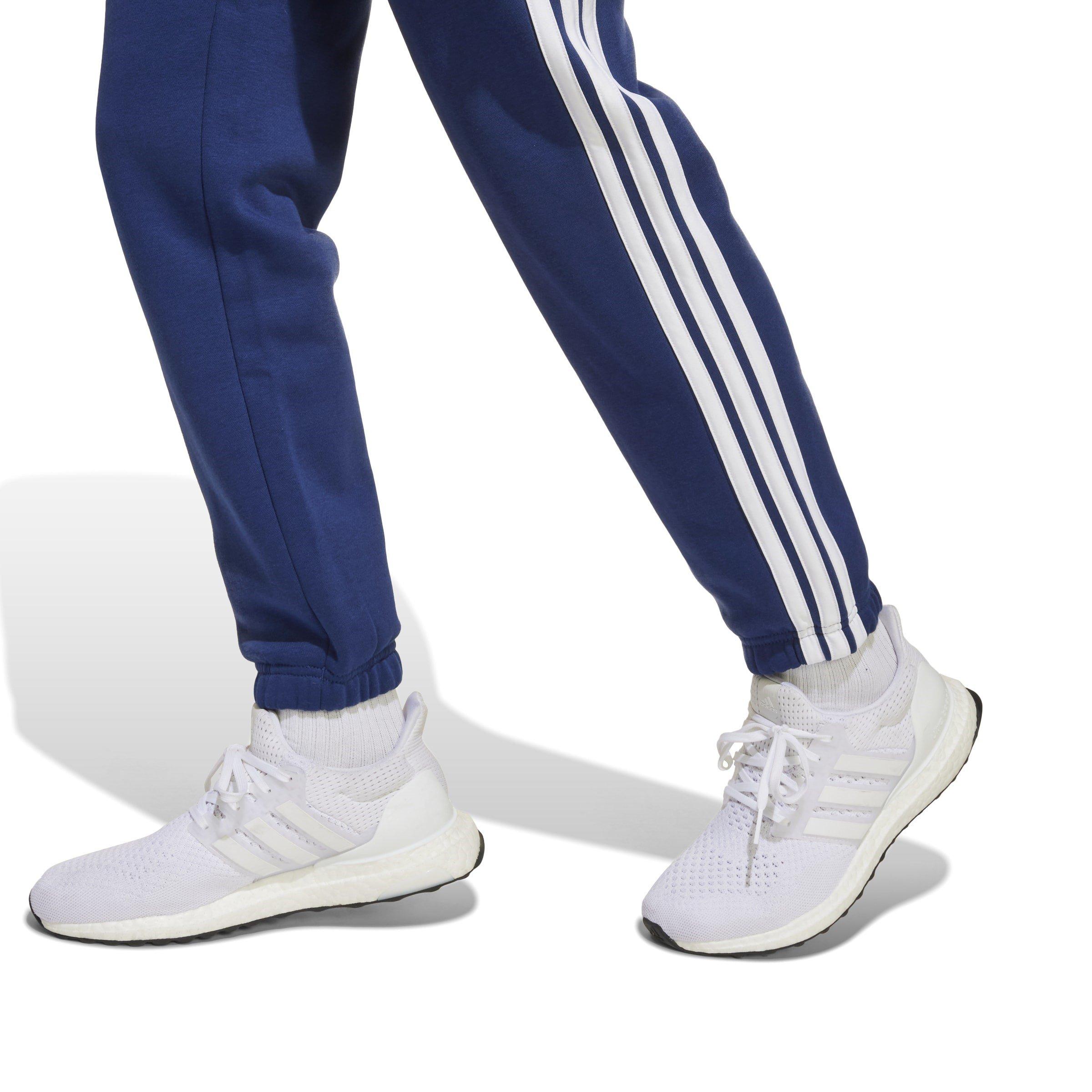 Navy/White - adidas - Essentials 3-Stripes Joggers Kids - 8