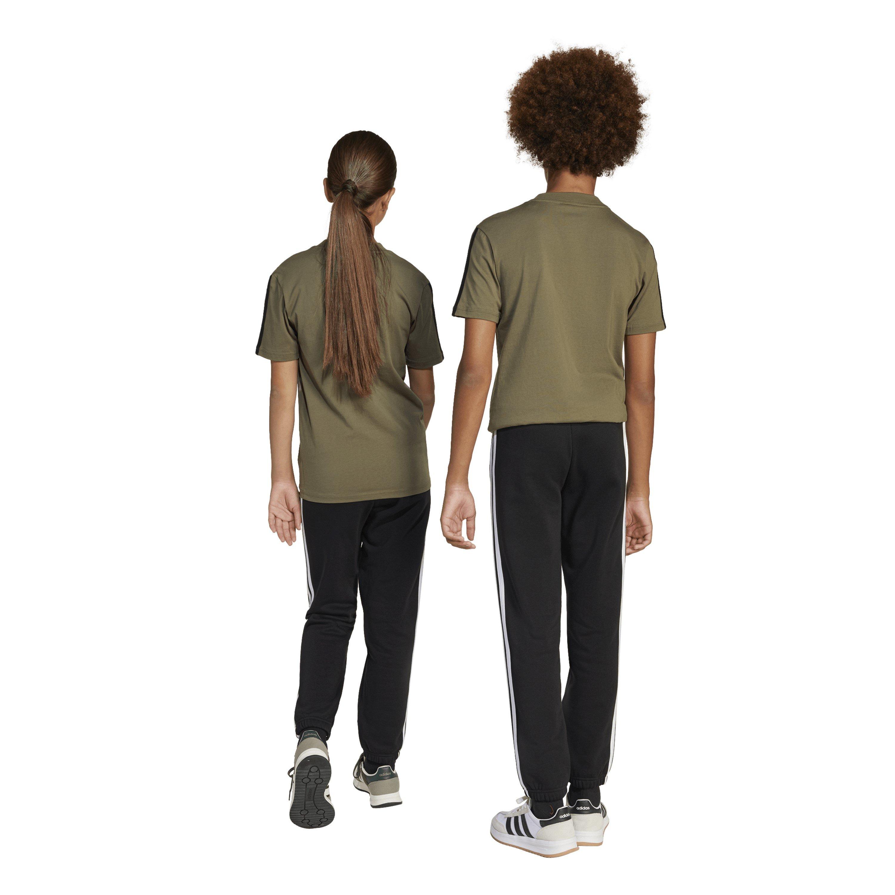 Schwarz/Weiß - adidas - adidas Essentials 3-Stripes Joggers Kids - 4