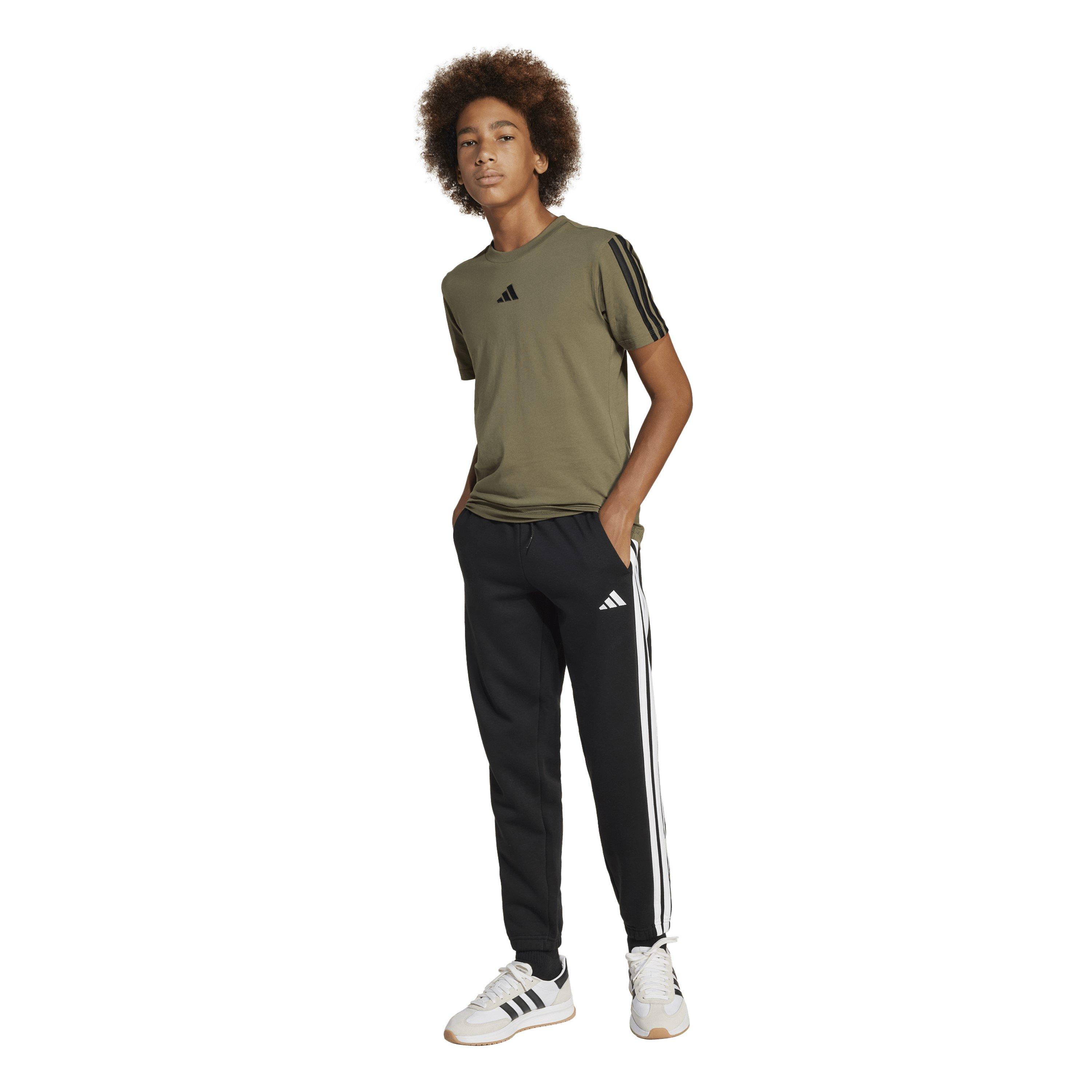 Schwarz/Weiß - adidas - adidas Essentials 3-Stripes Joggers Kids - 7