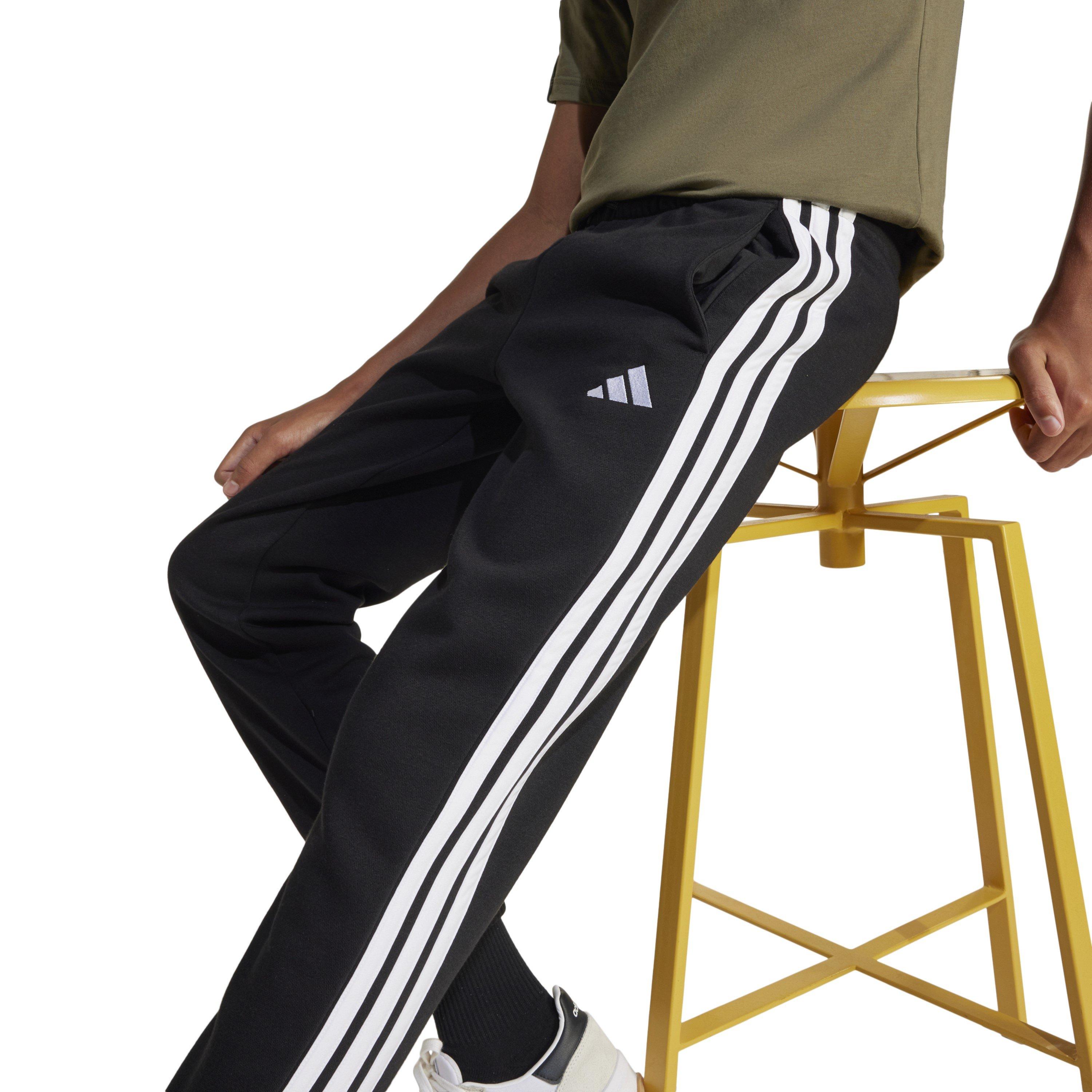 Schwarz/Weiß - adidas - adidas Essentials 3-Stripes Joggers Kids - 8