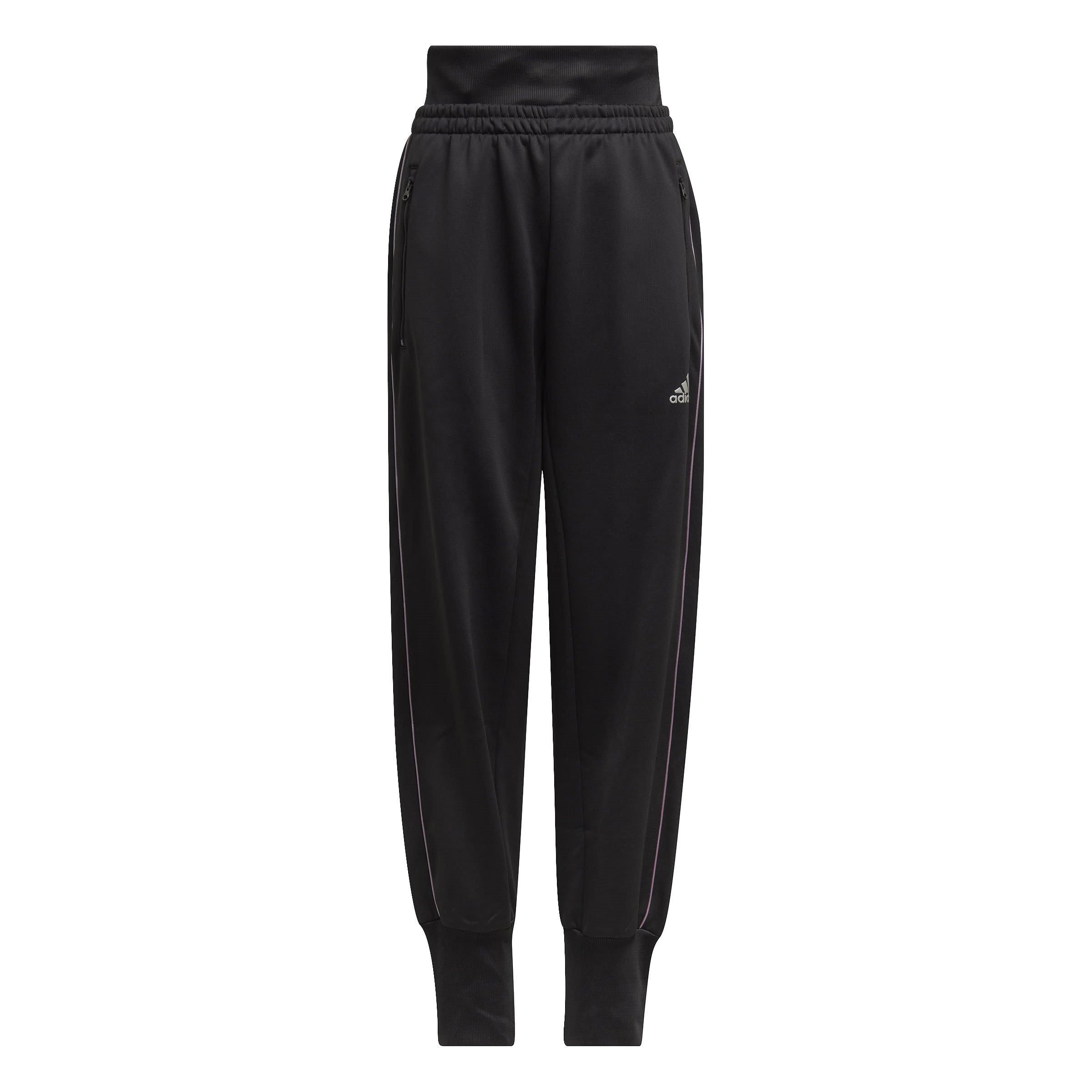 Adidas Girls Winter Glam Fleece Loose Joggers Juniors - Black - 9-10 Years