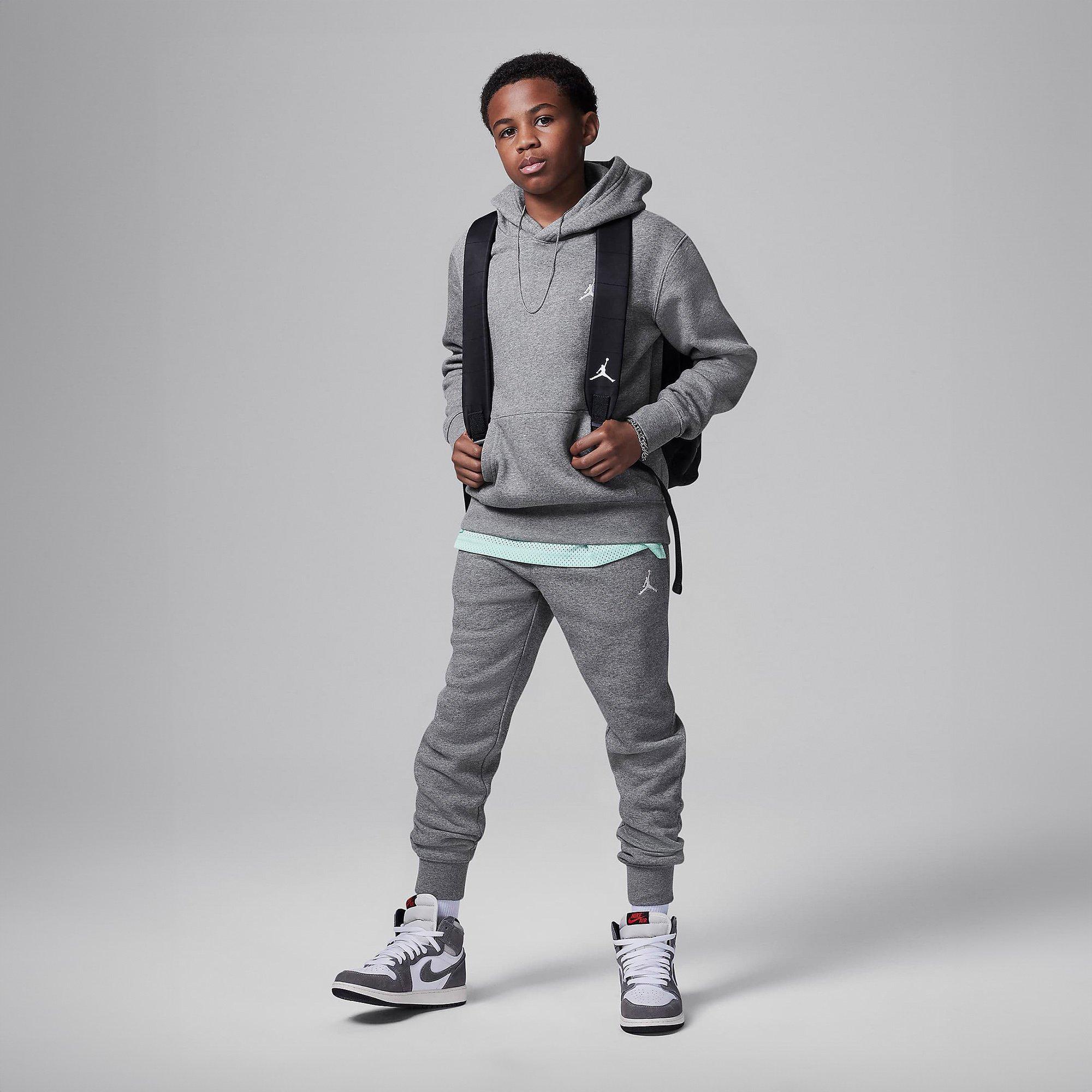 Carbon Heather - Air Jordan - MJ Brooklyn Essentials Jogging Bottoms Juniors - 3