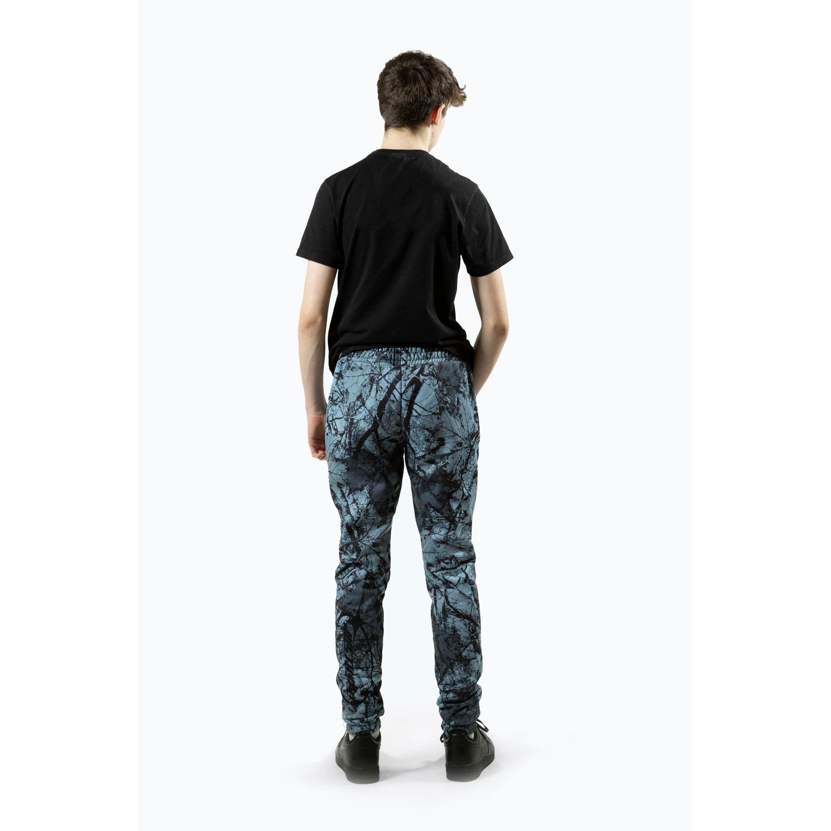 Multi - Hype - Y2K Blue Closed Hem Fleece Jogger - 4