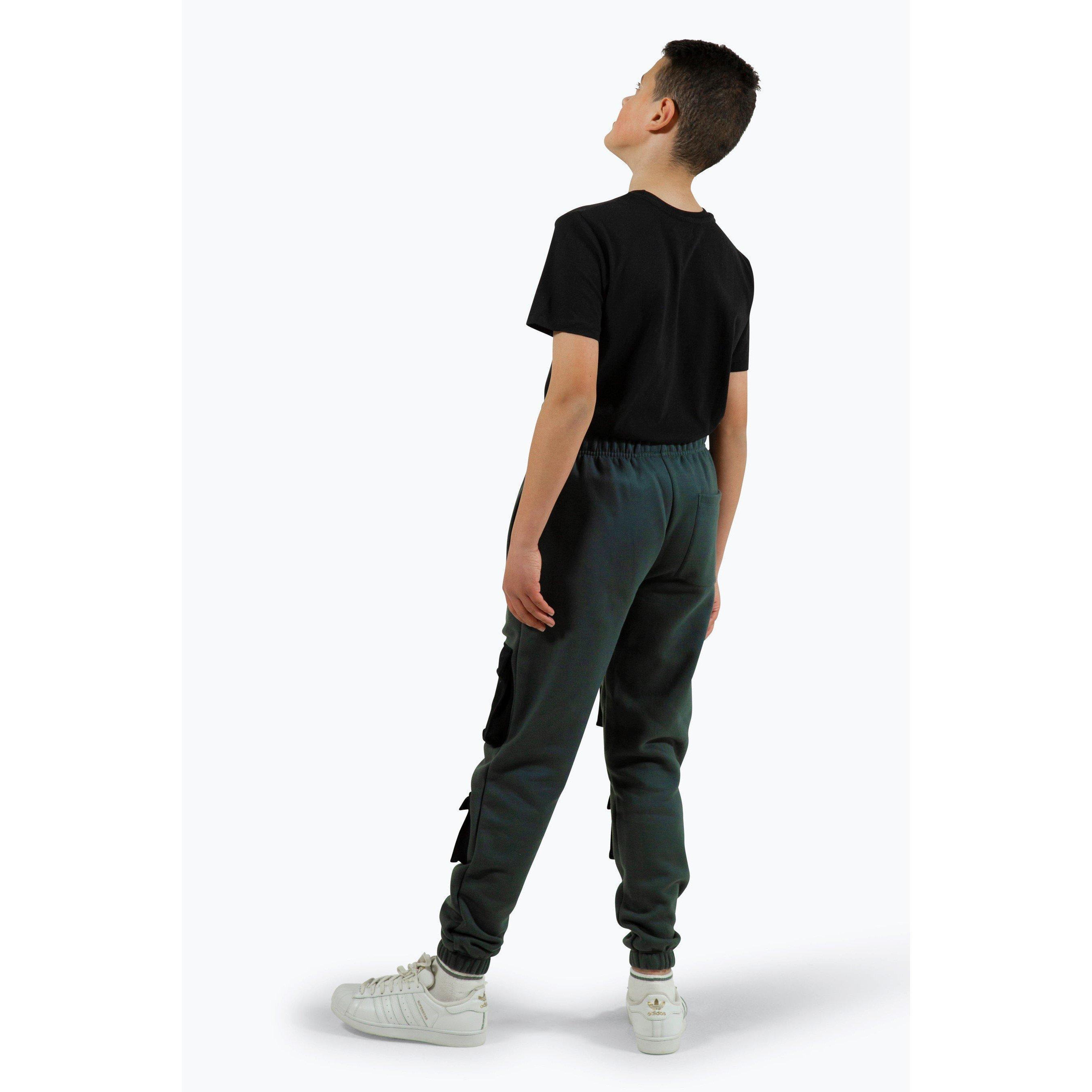 Blue - Hype - Utility Closed Hem Fleece Joggers - 4