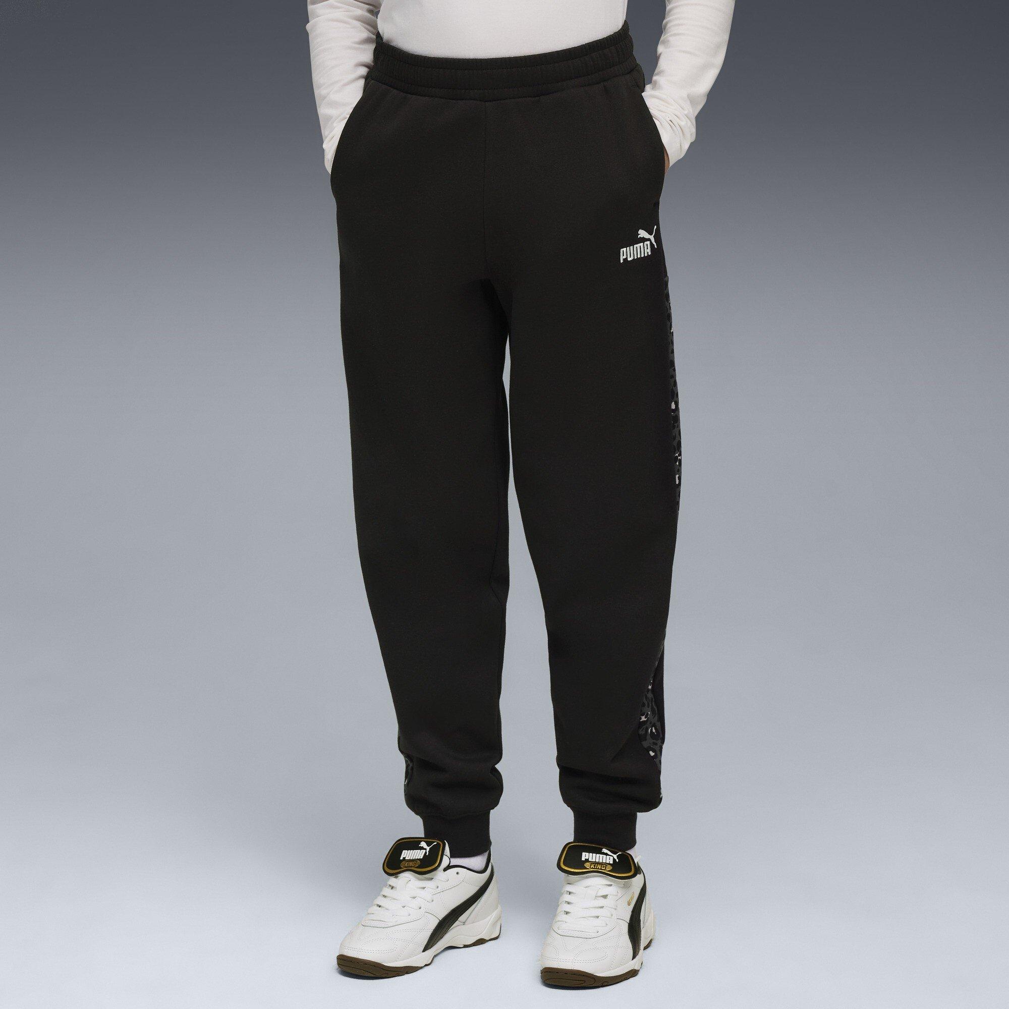 Puma Black - Puma - Unisex Kids' Graphic Animal High-Waist Fleece Jogger - 3