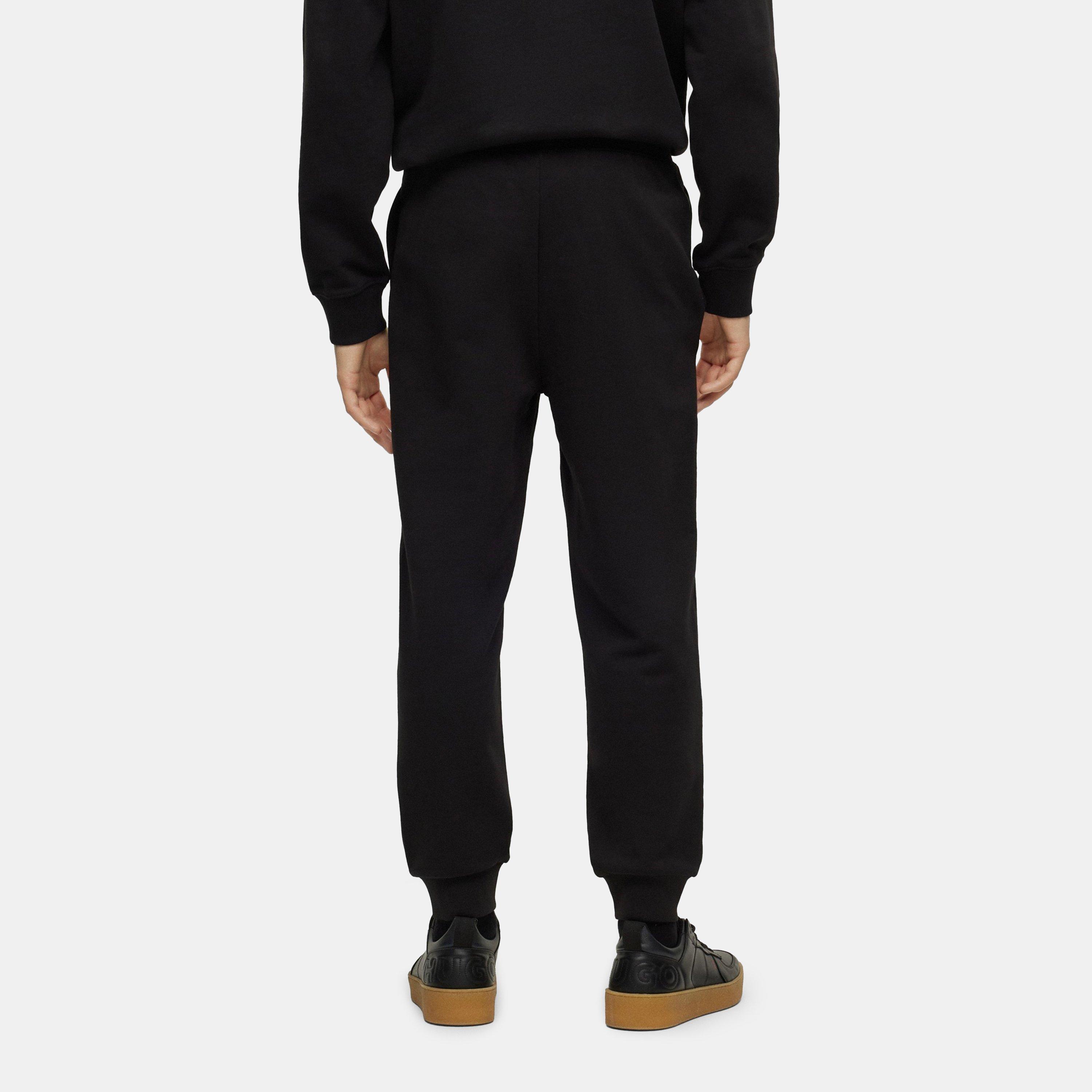 Black - Hugo - Cotton Track Pants - 3