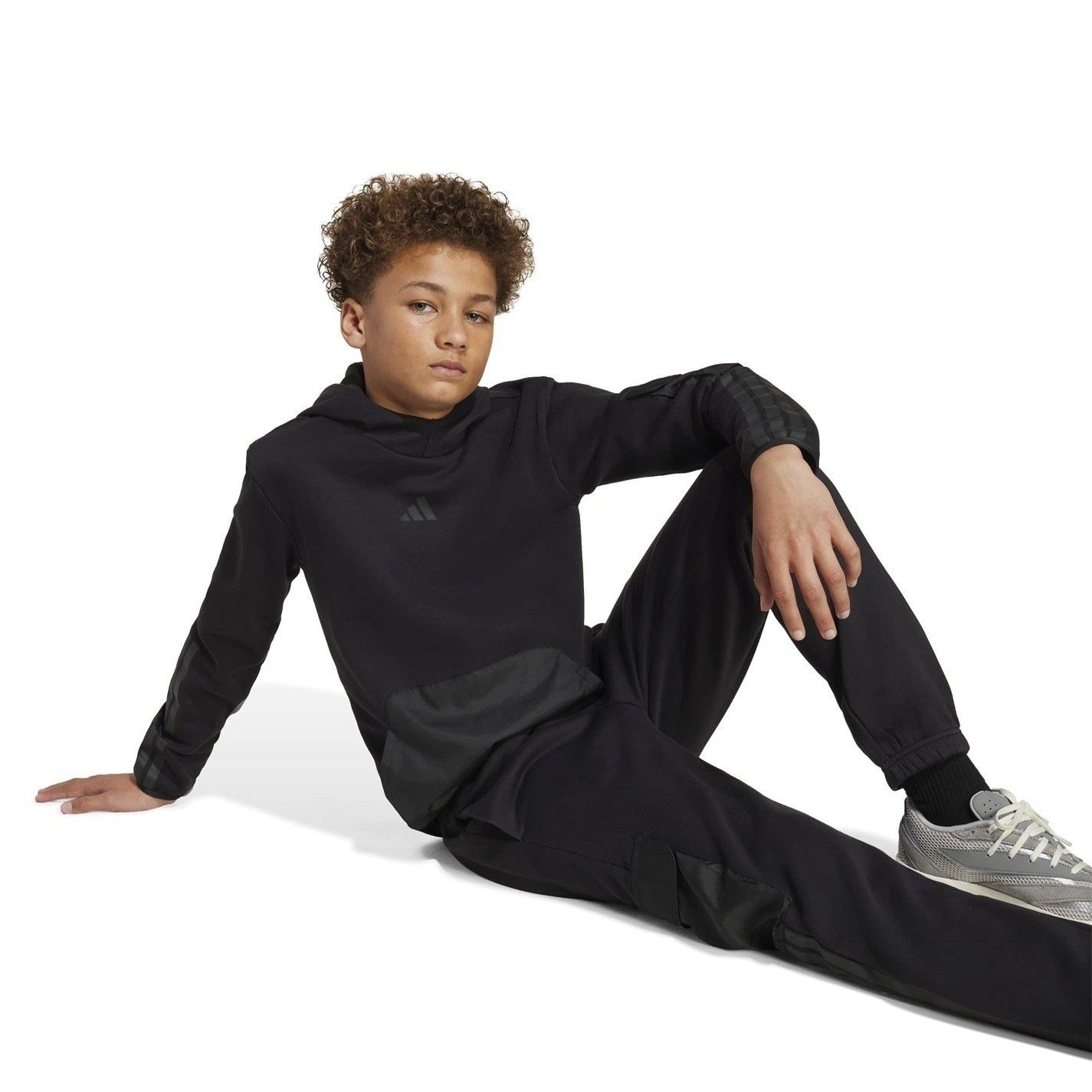 Sort - adidas - Utility Fleece Cargo Joggers Juniors - 4