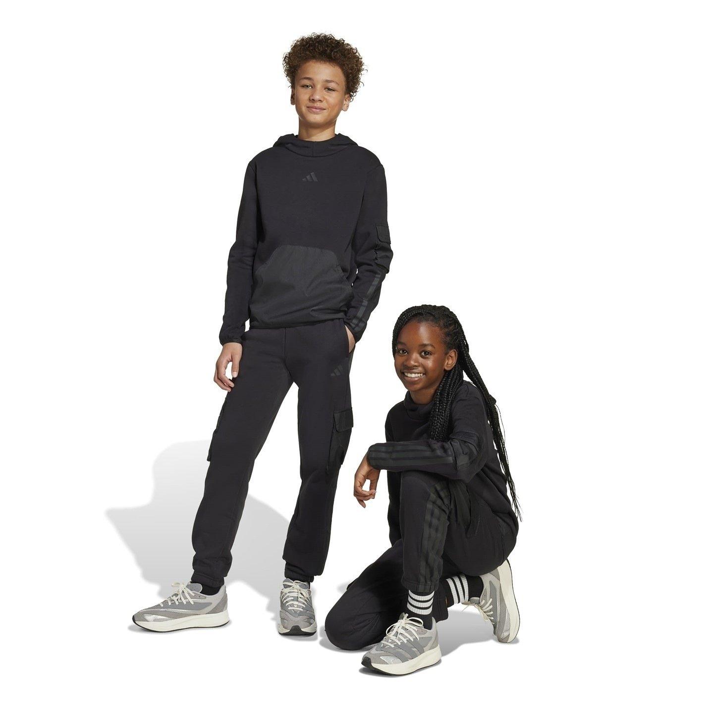 Sort - adidas - Utility Fleece Cargo Joggers Juniors - 5