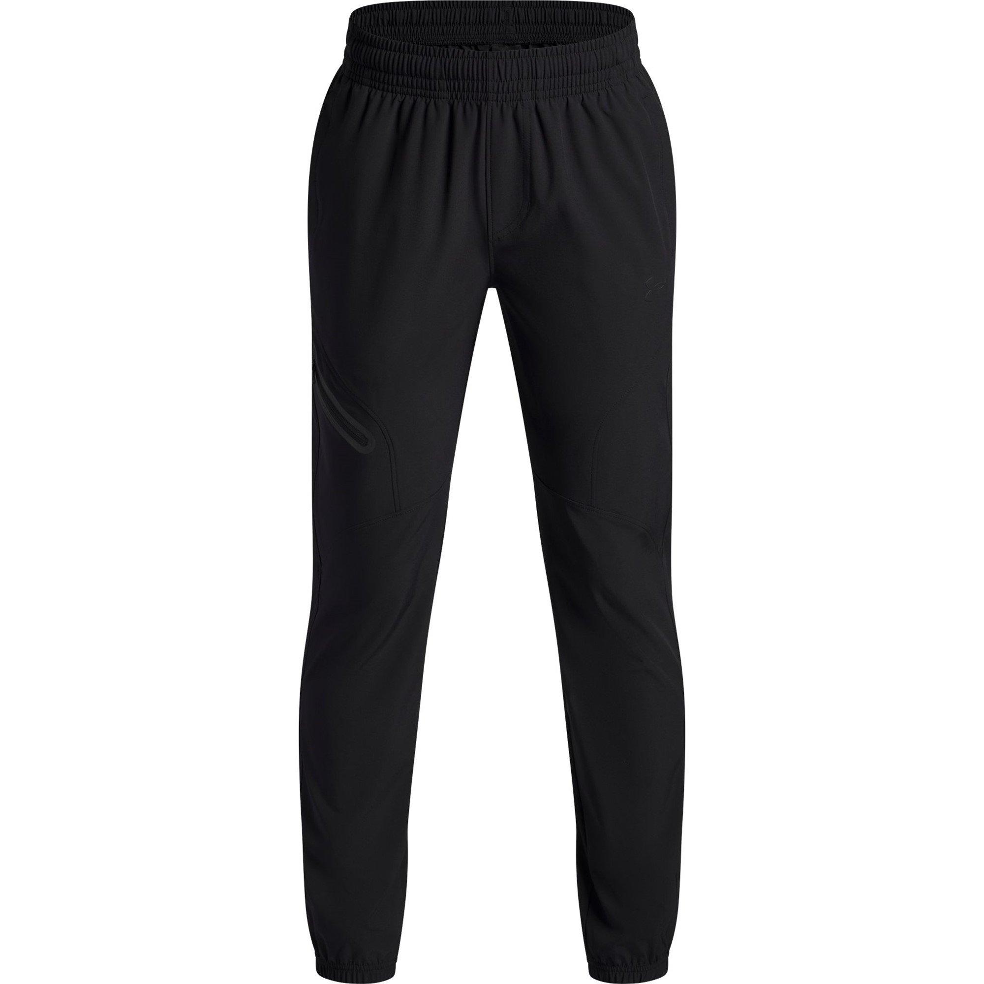 Under Armour Boys Ua Unstoppable Woven Joggers - Black/Black - 11-12 (L)