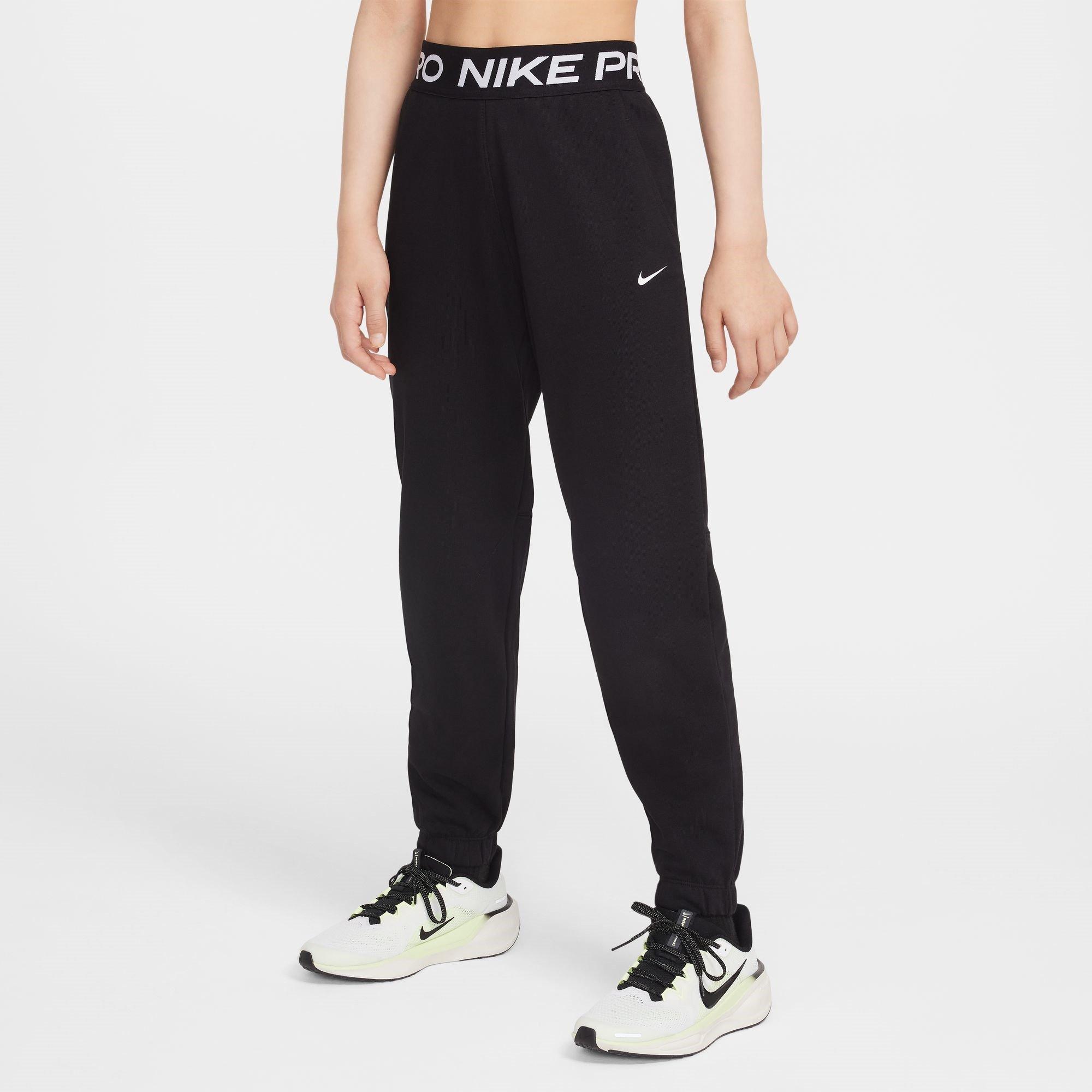 Black - Nike - Pro Dri-FIT Jogging Bottoms Juniors - 1