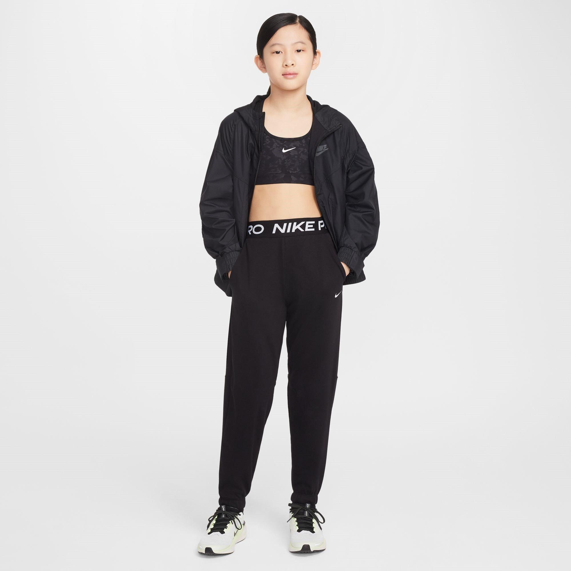 Black - Nike - Pro Dri-FIT Jogging Bottoms Juniors - 7