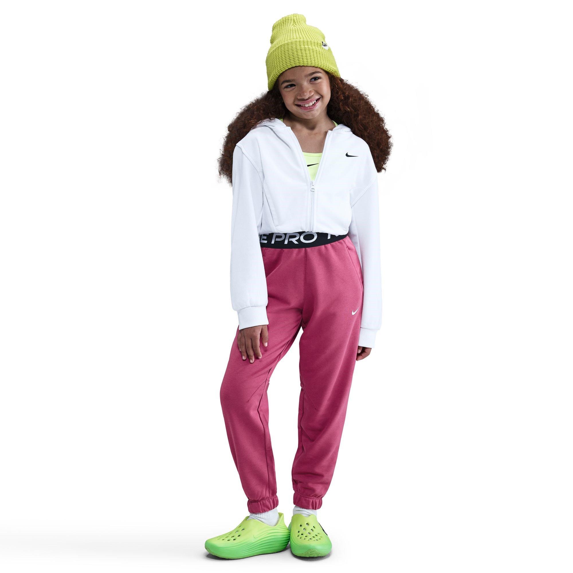 Nike Girls Pro Dri-Fit Jogging Bottoms Juniors - Sweet Beet - 13 (XL)