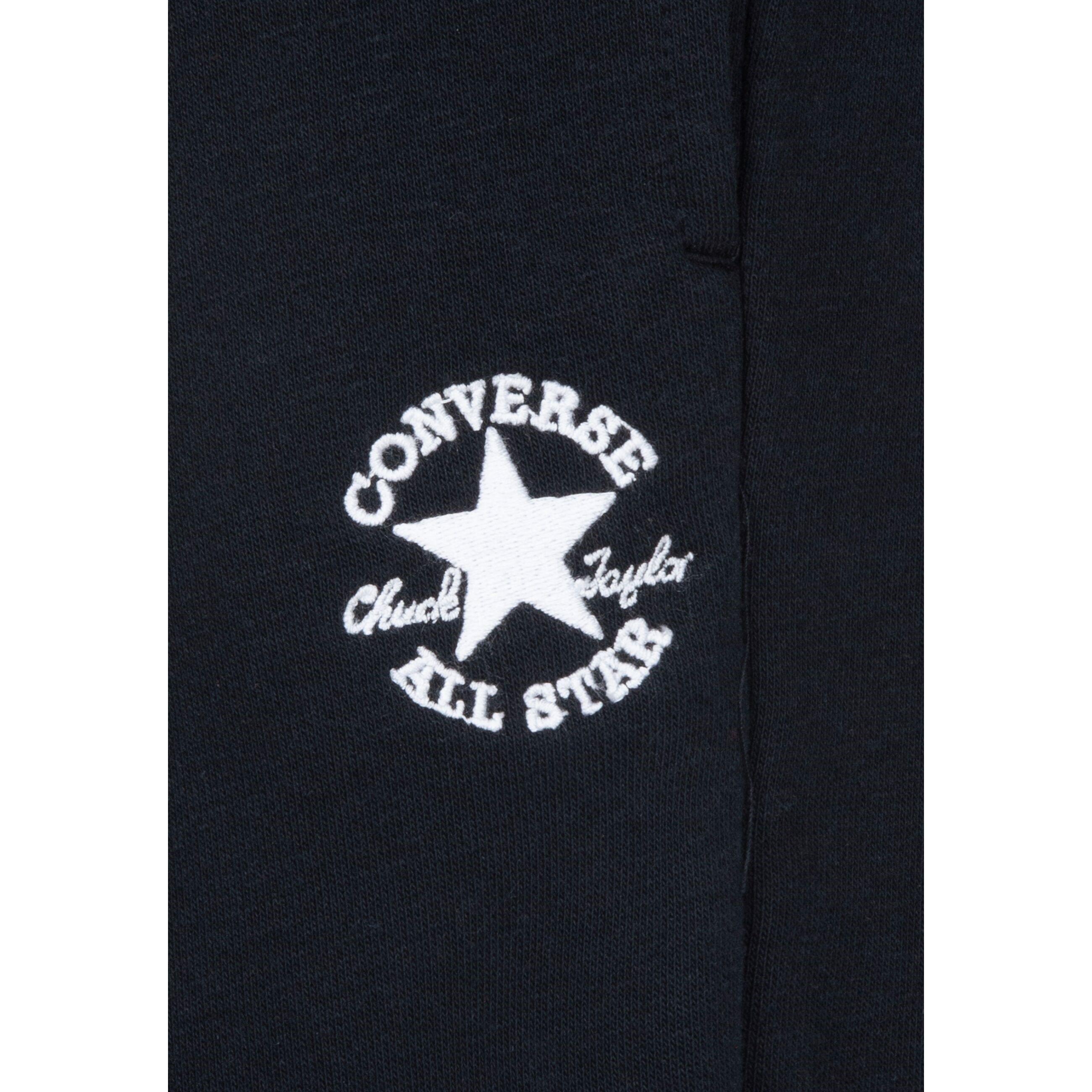 Black - Converse - Kids' Closed Hem Fleece Joggers - 2