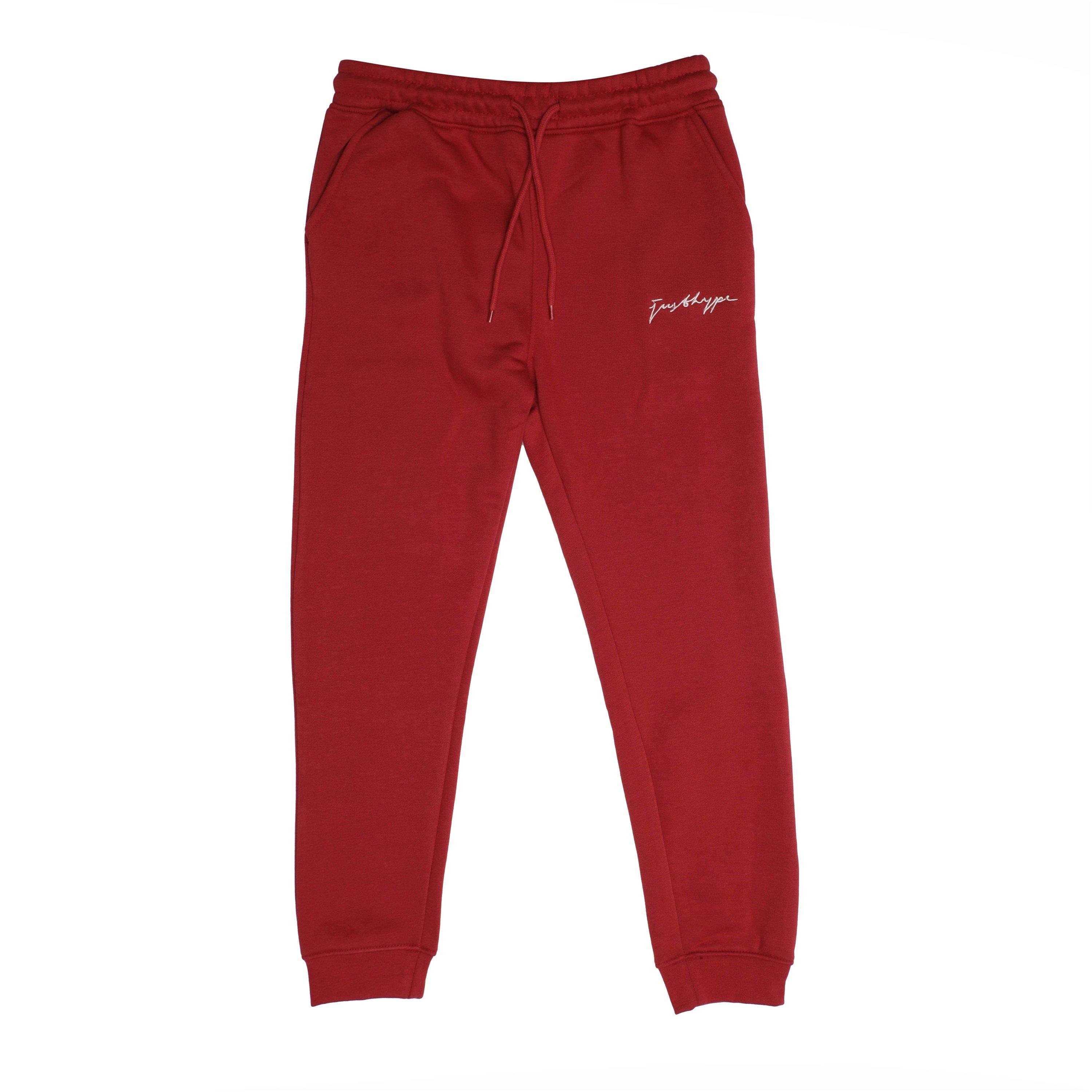 Hype  Kids ' Closed Hem Fleece Joggers - Rust - 13 Yrs