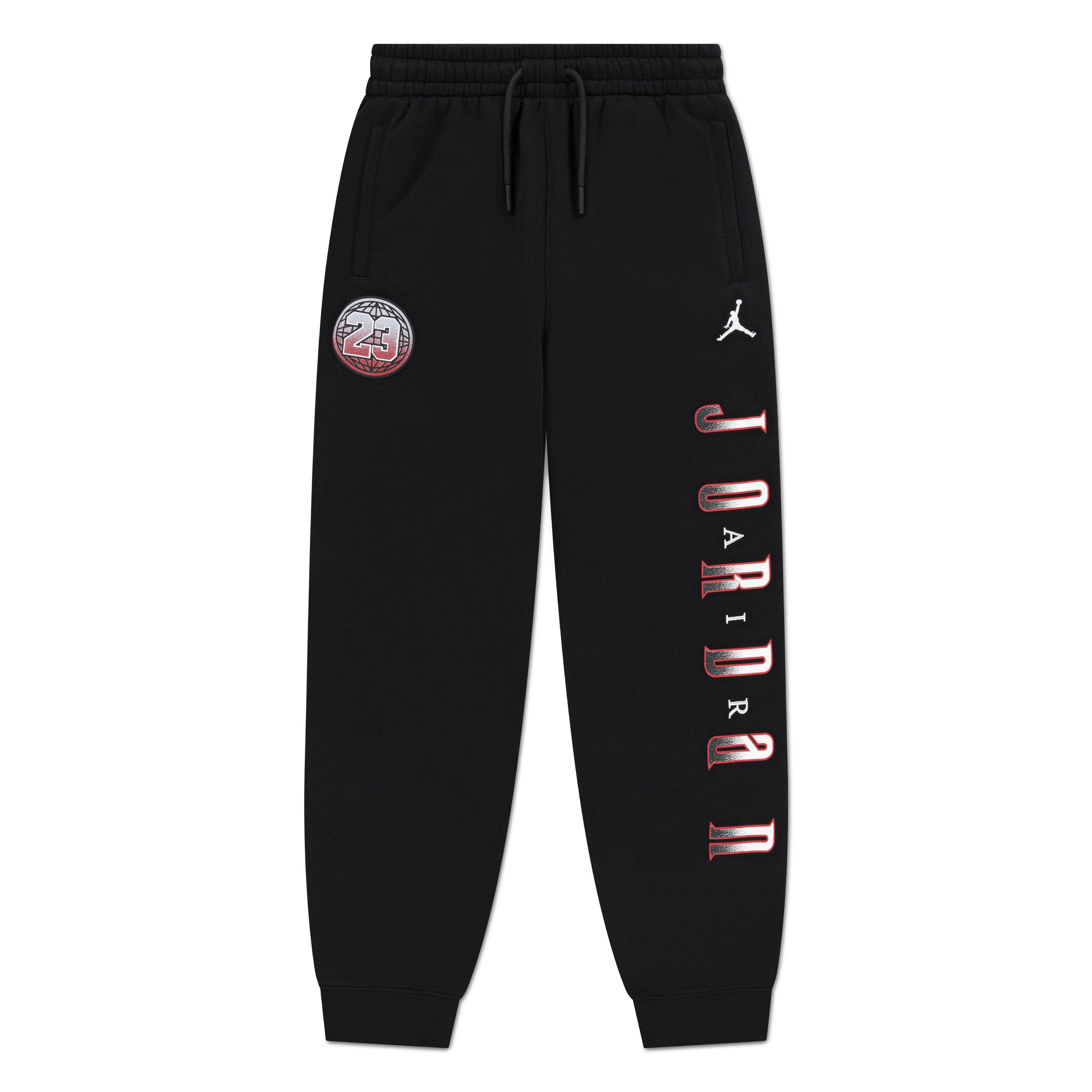 Air Jordan Boys Kids' Gamet Closed Hem Fleece Joggers - Black - 11-12 (L)