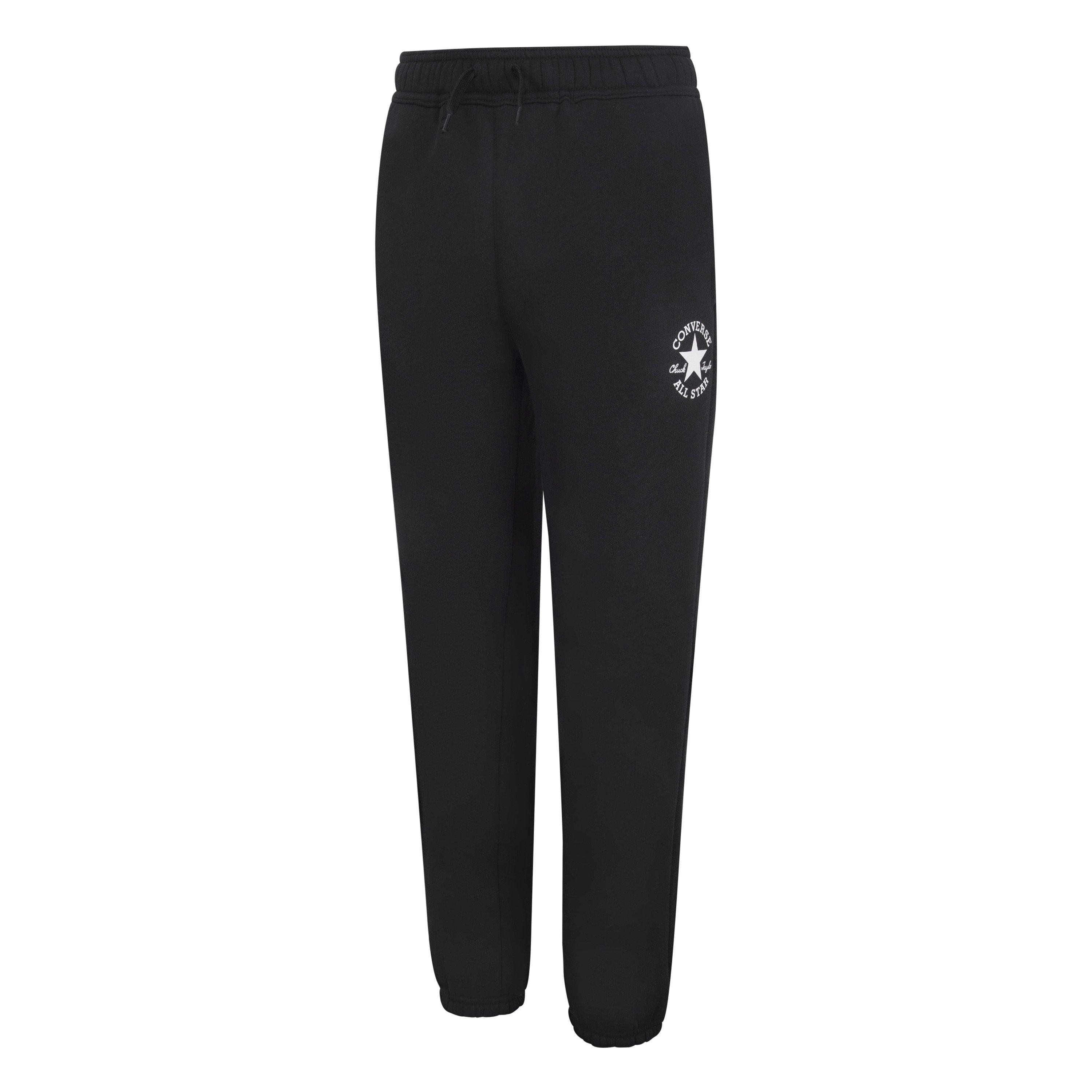 Black - Converse - Unisex Kids' Closed Hem Fleece Joggers - 1