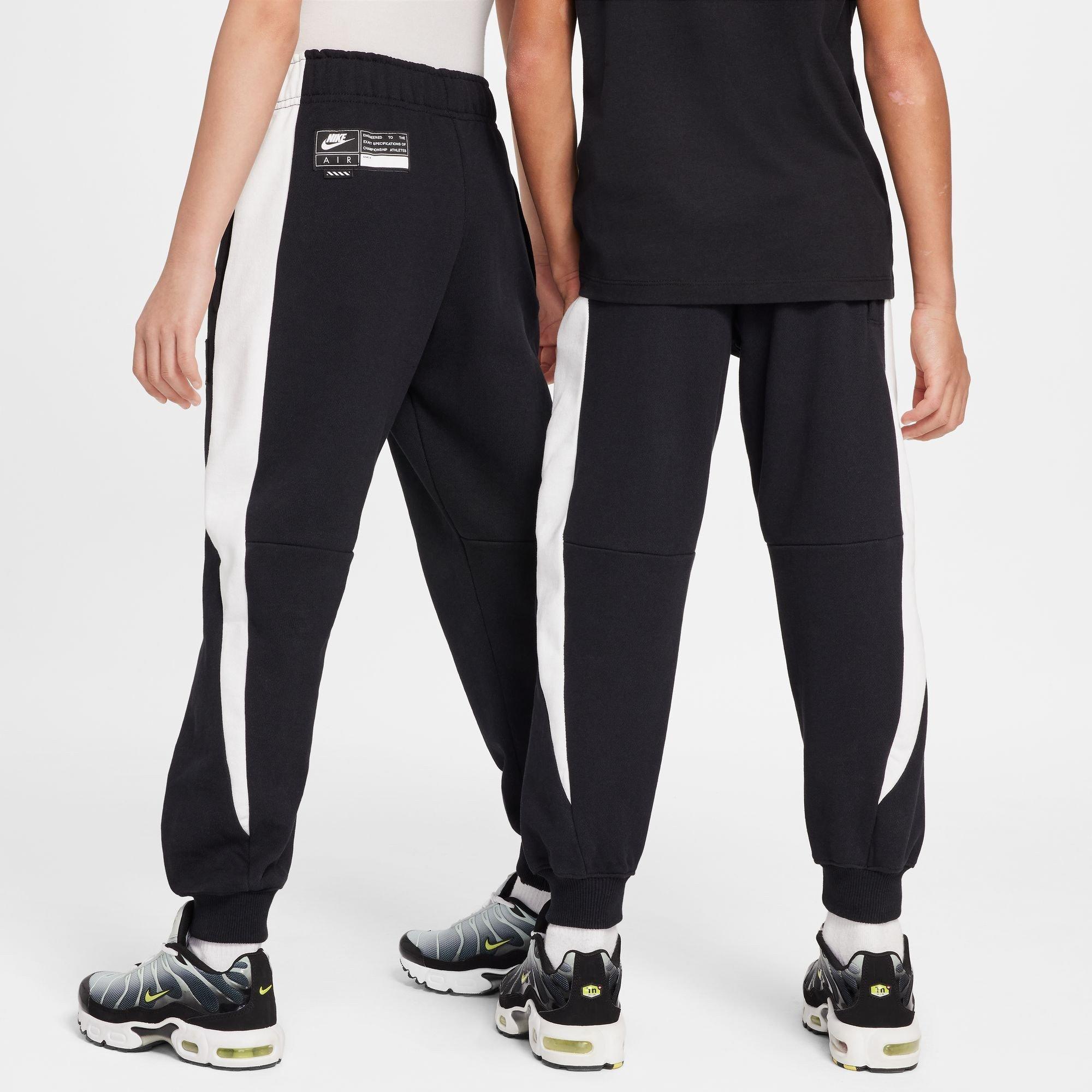 Black/White - Nike - Unisex Kids' Closed Hem Fleece Joggers - 4