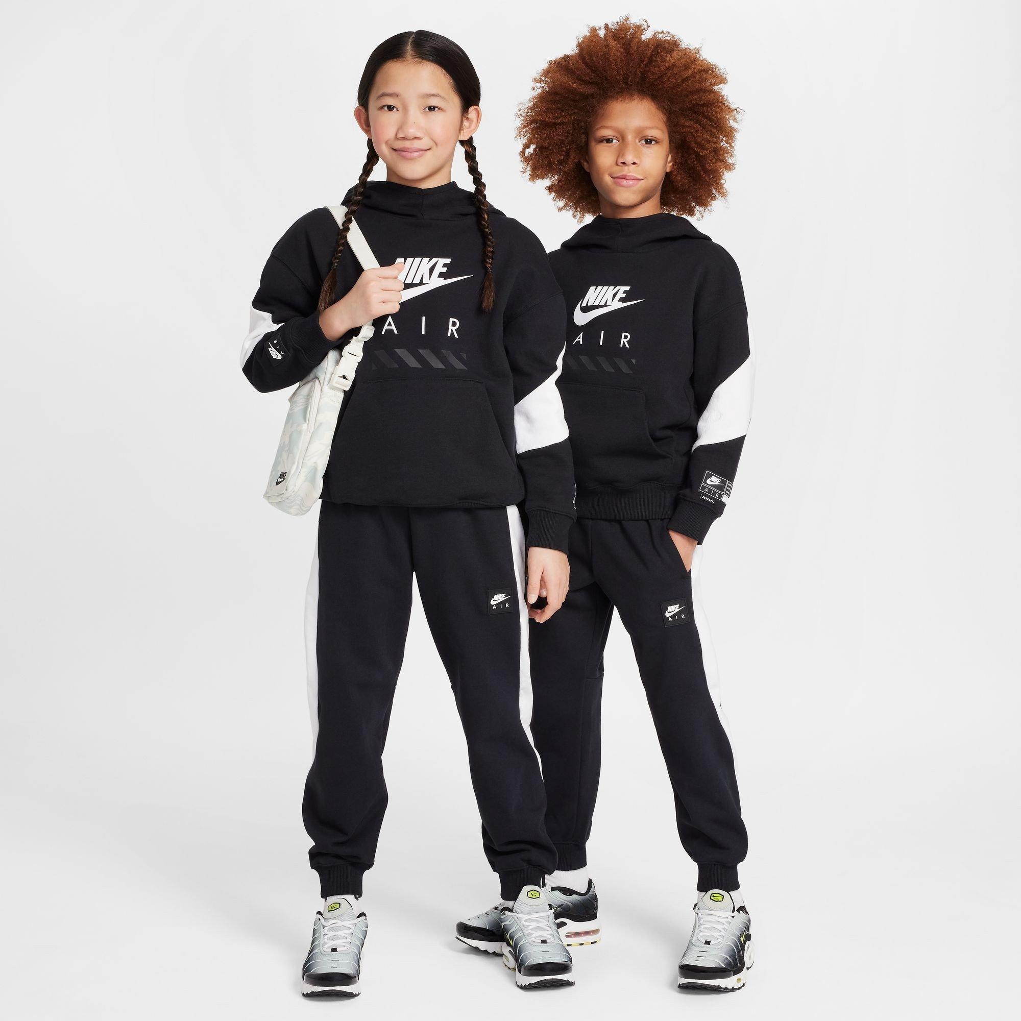 Black/White - Nike - Unisex Kids' Closed Hem Fleece Joggers - 7