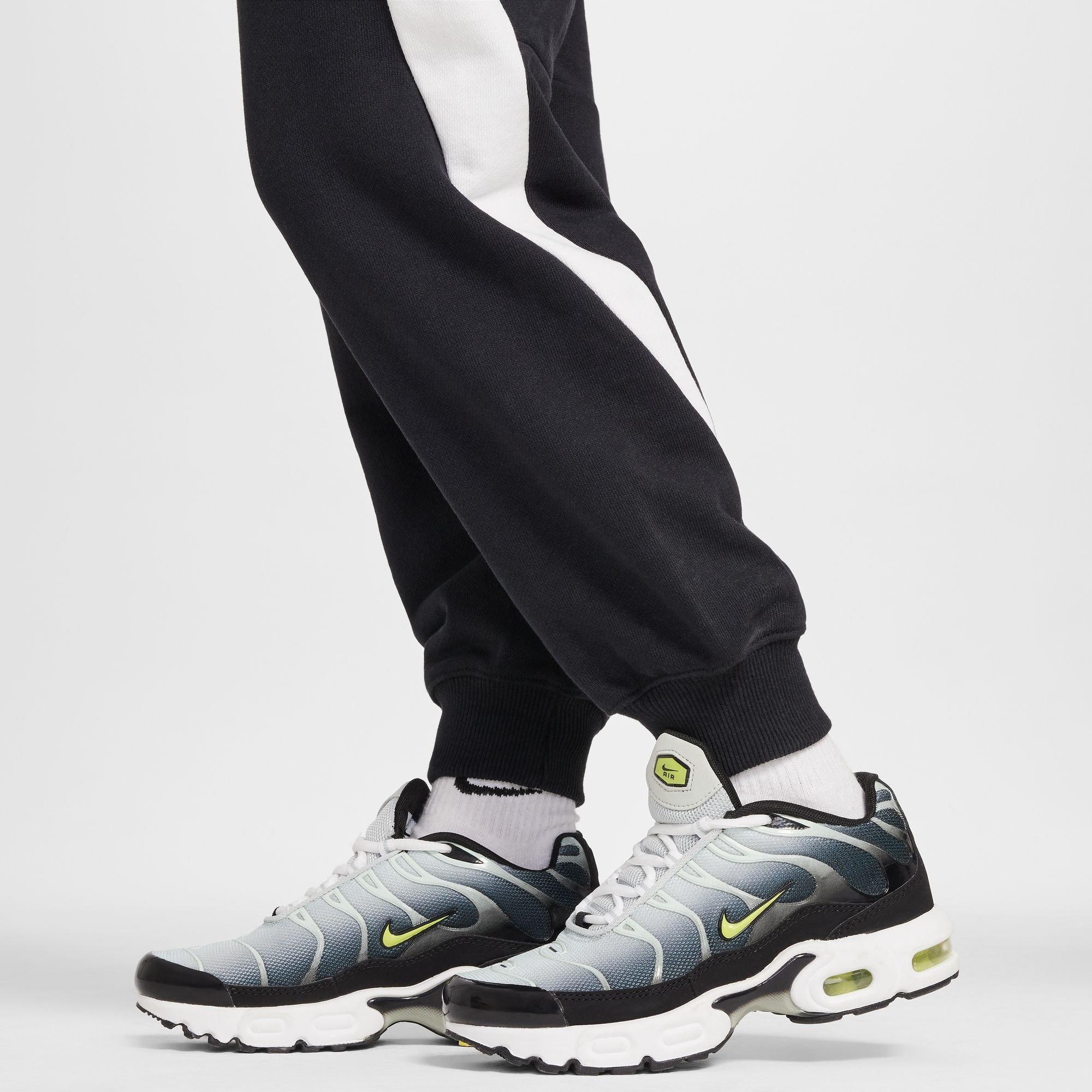 Black/White - Nike - Unisex Kids' Closed Hem Fleece Joggers - 10