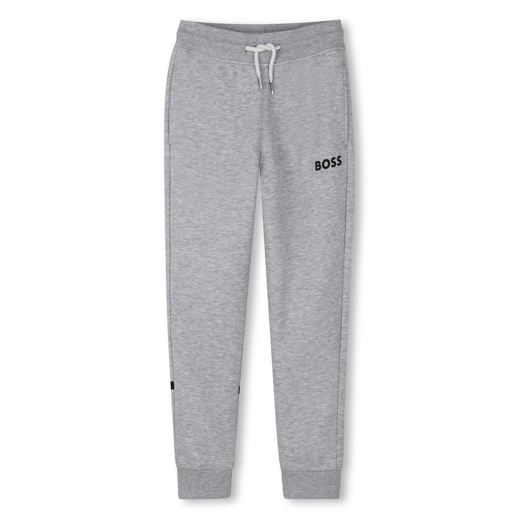 Boss Boys Kids' Closed Hem Fleece Joggers - Grey - 16Y