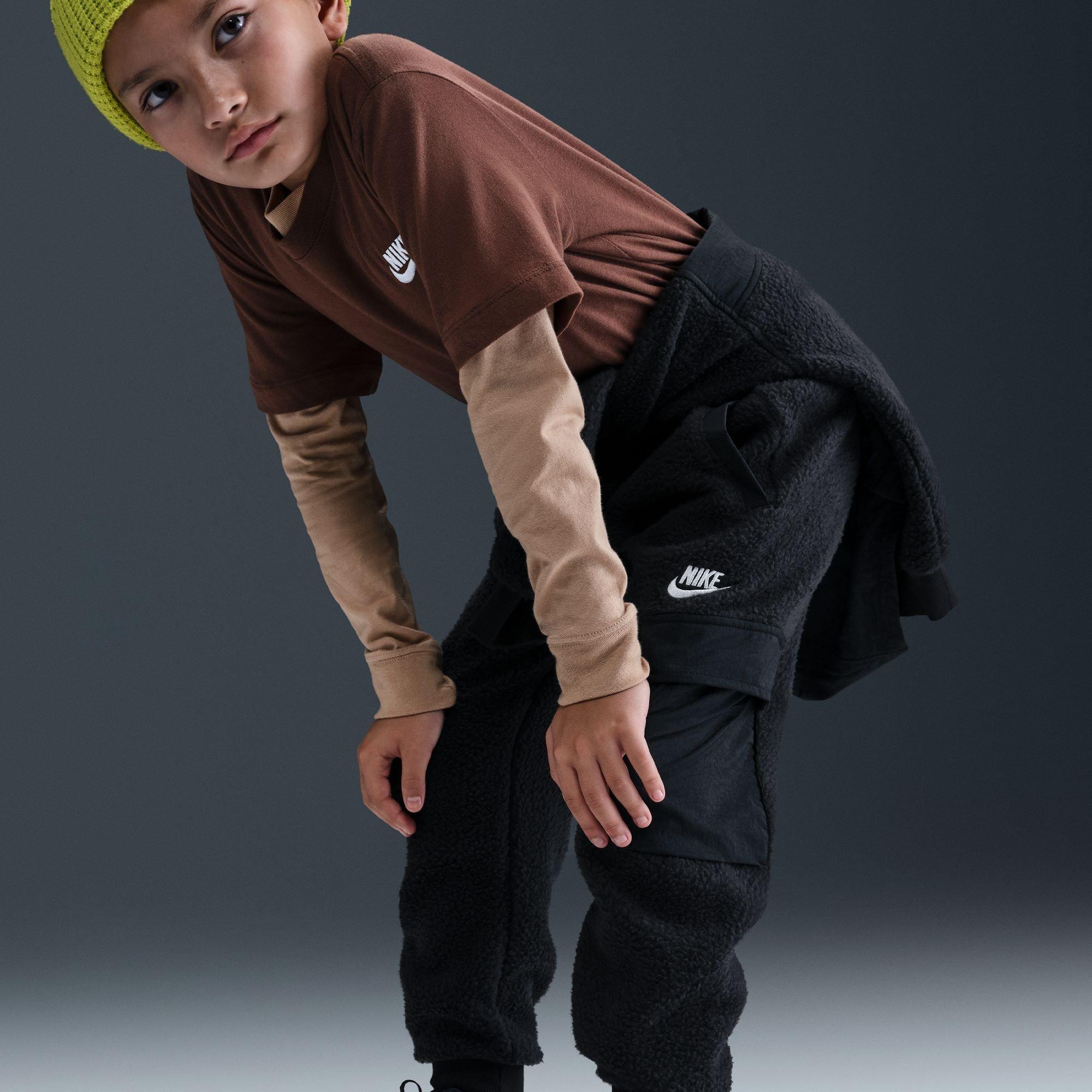 Zwart/Zwart/Wit - Nike - Nike K Nsw Clb Flc C Jn99 - 13
