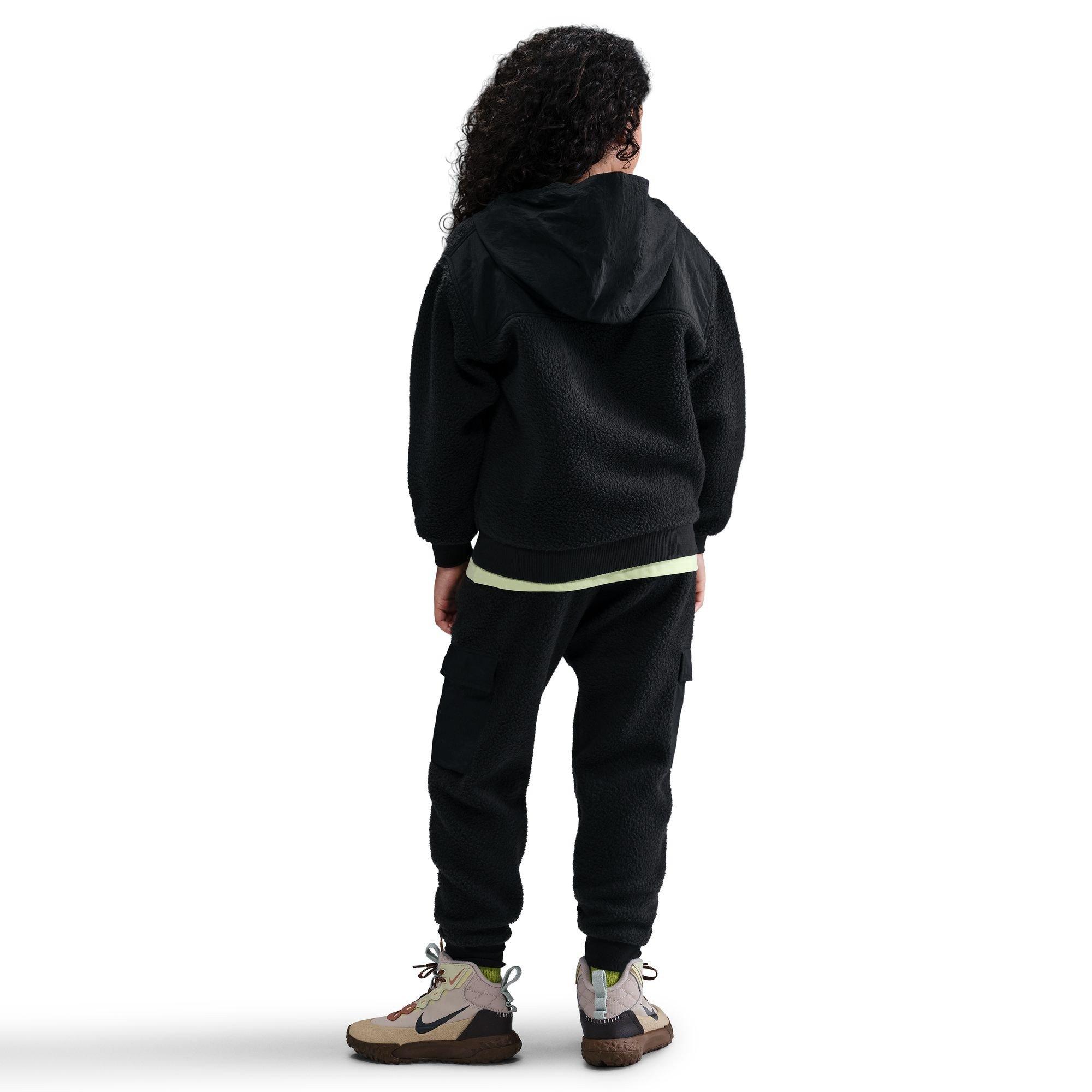 Zwart/Zwart/Wit - Nike - Nike K Nsw Clb Flc C Jn99 - 4