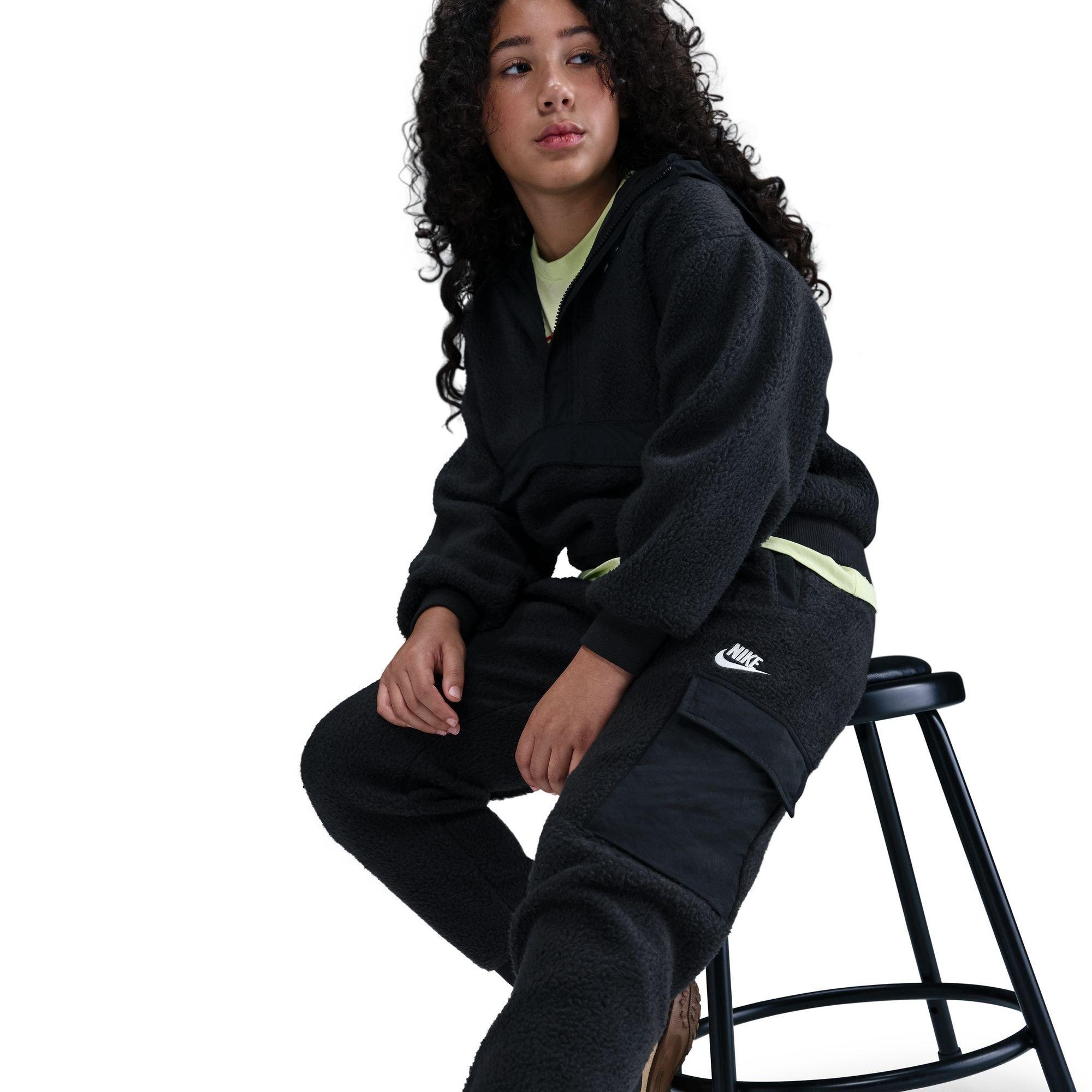 Zwart/Zwart/Wit - Nike - Nike K Nsw Clb Flc C Jn99 - 7