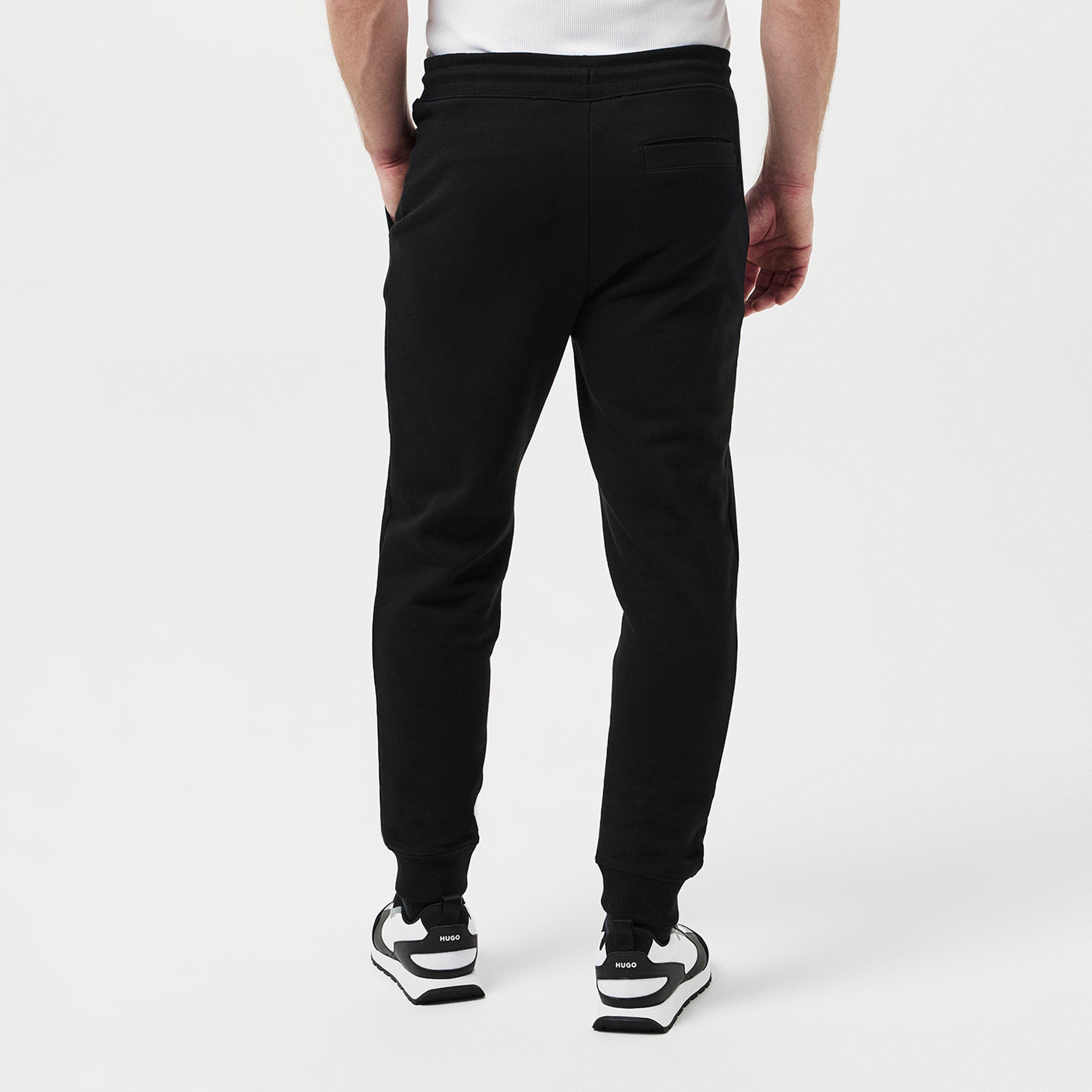 Black 001 - Hugo - Doak Closed Hem Jogging Bottoms - 4