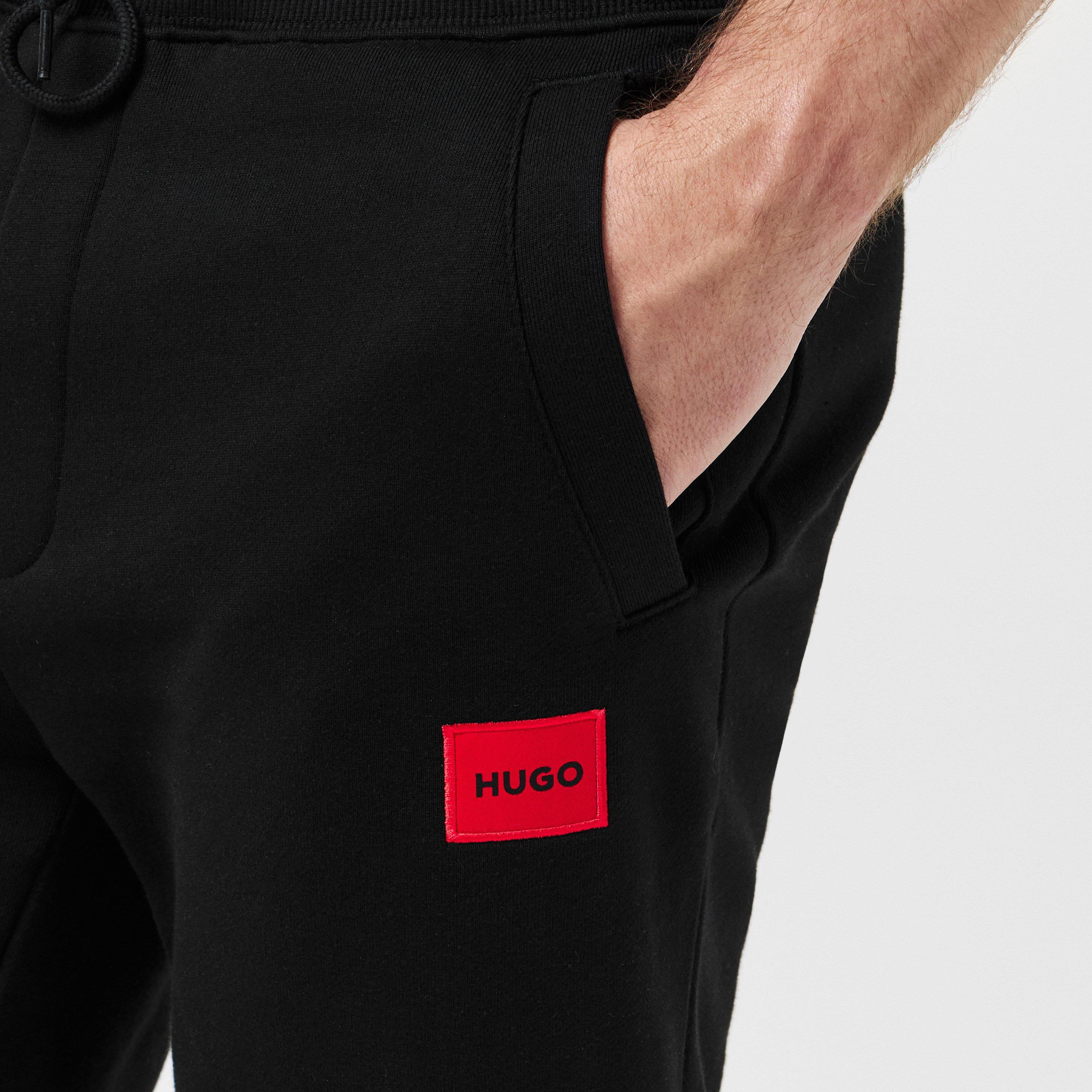 Black 001 - Hugo - Doak Closed Hem Jogging Bottoms - 5