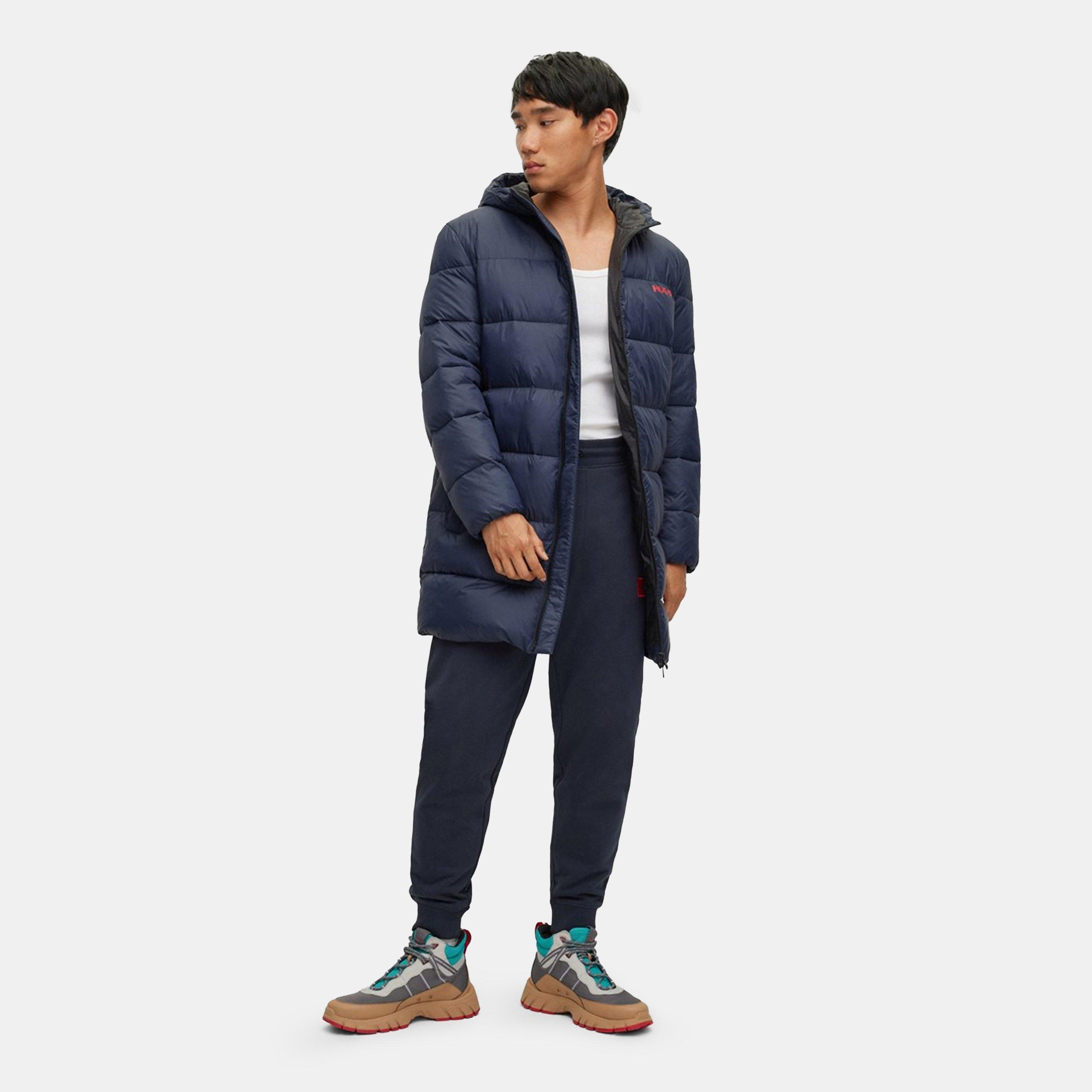Marineblau 405 - Hugo - Mens HUGO Doak Closed Hem Jogging Bottoms with Logo Detail - 7