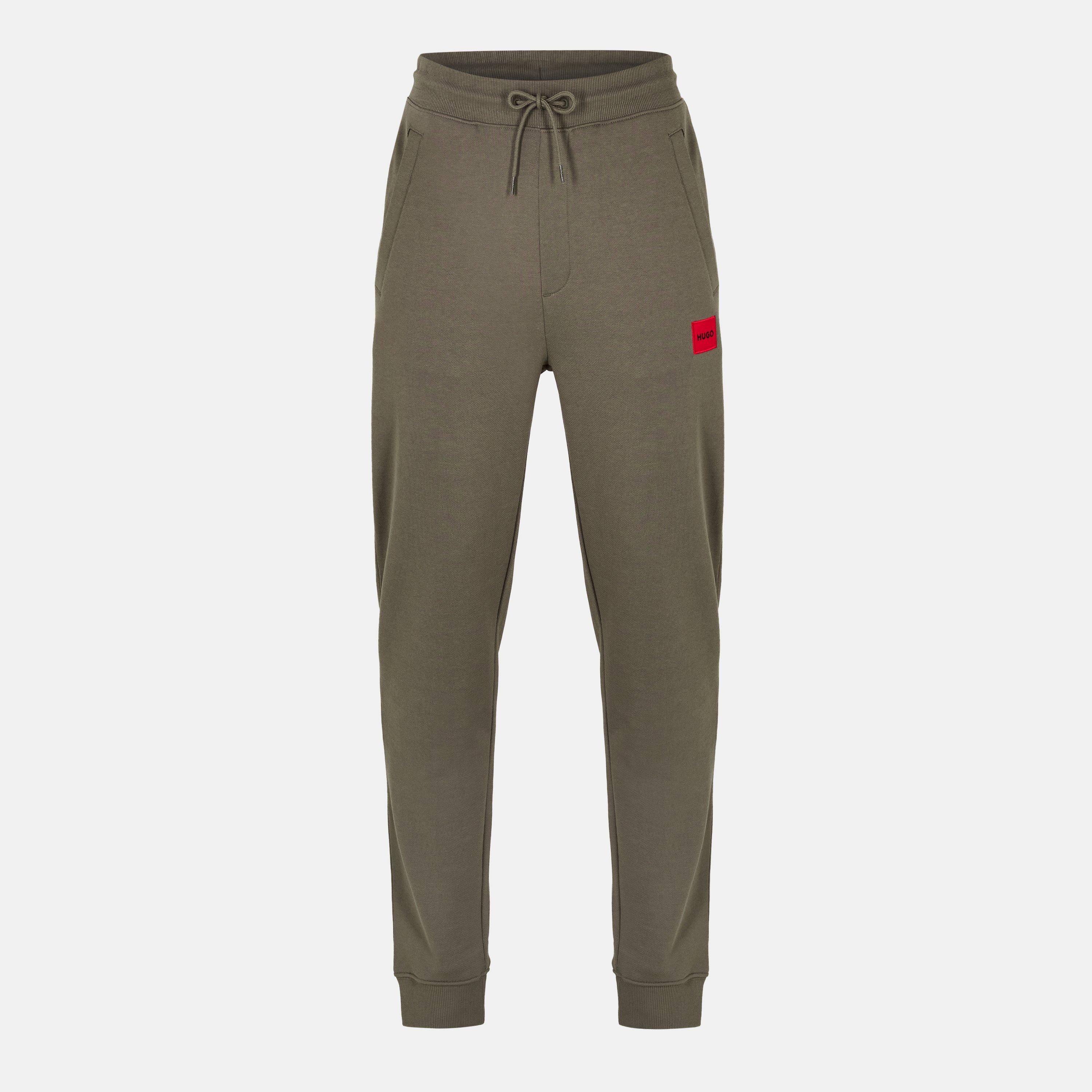 Hugo Mens HUGO Doak Closed Hem Jogging Bottoms with Logo Detail - Med Grey 032 - XL