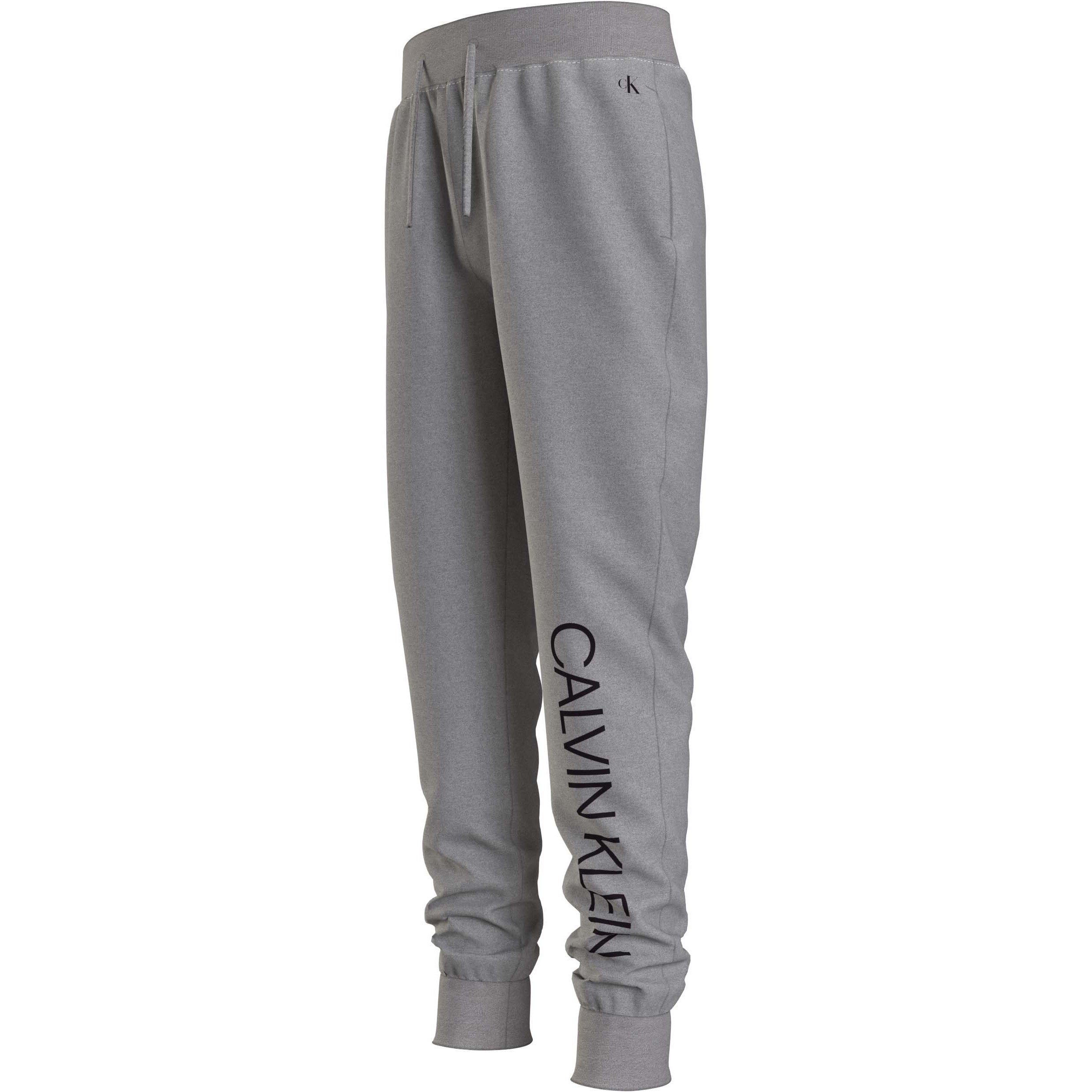 Grey PZ2 - Calvin Klein - Institutional Jogging Pants Junior Boys - 3