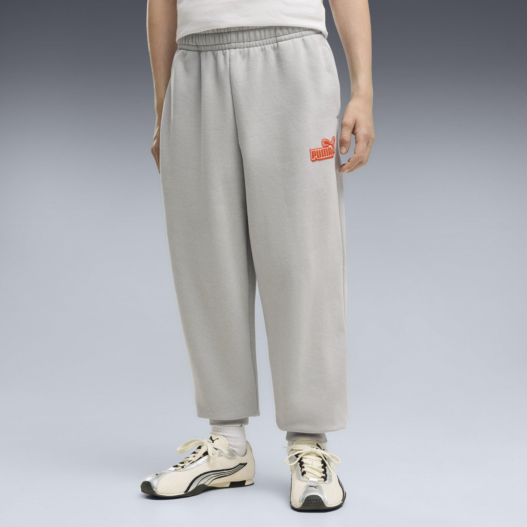 Cinzento - Puma - Puma Lab Logo Pant Jn64 - 3
