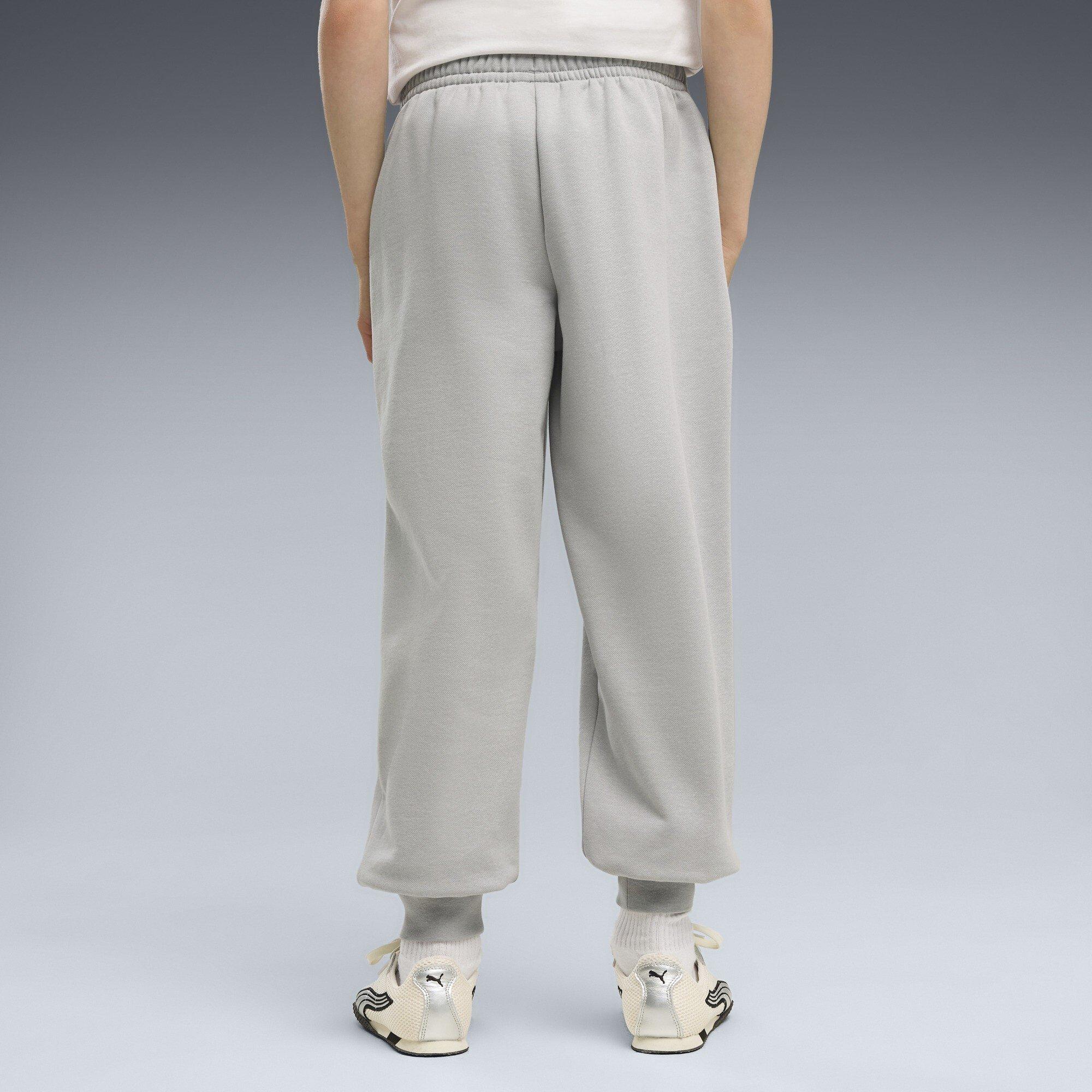 Cinzento - Puma - Puma Lab Logo Pant Jn64 - 4