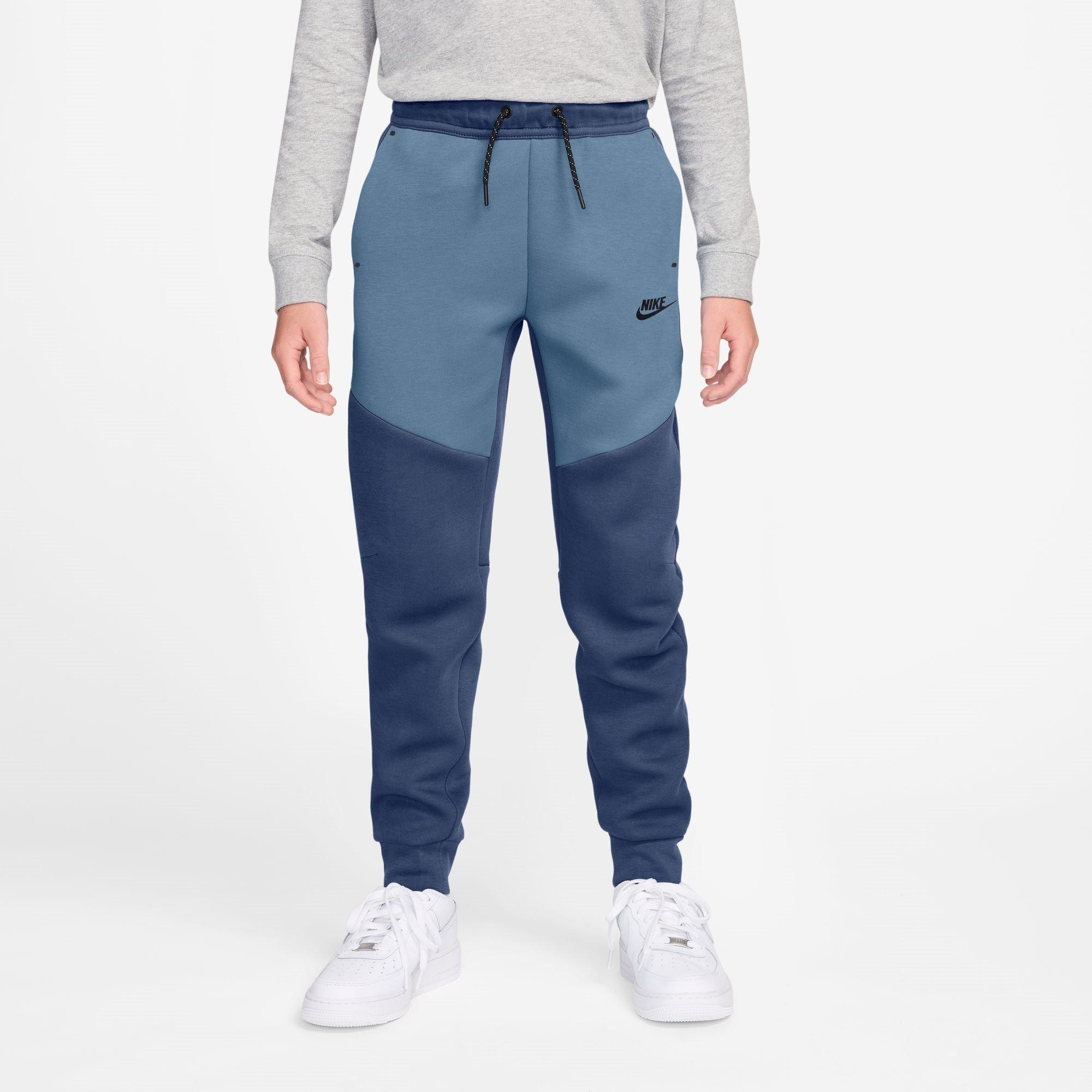 Nike Boys Sportswear Tech Fleece Big Kids' Pants - Work Blue - 13 (XL)
