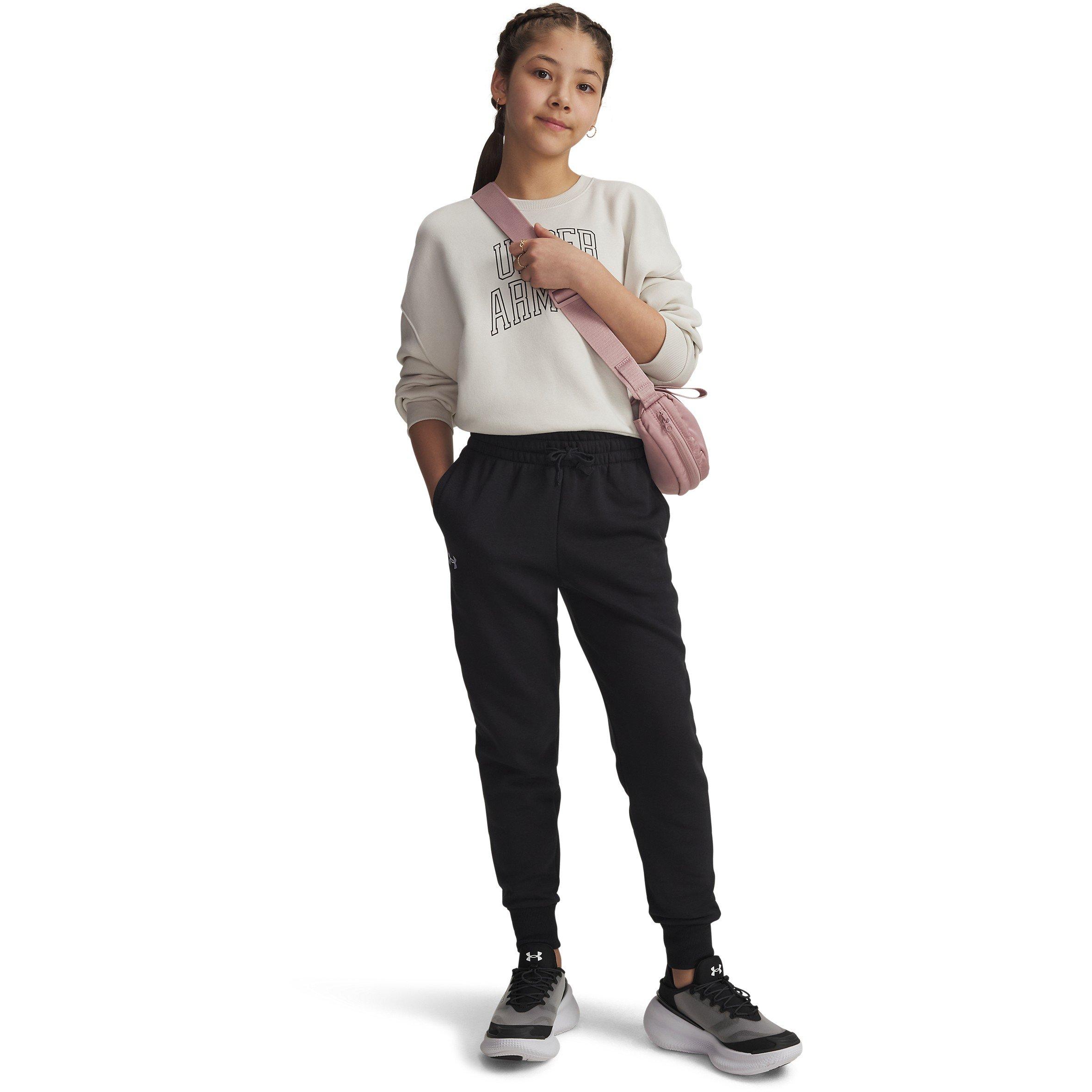 Noir - Under Armour - Under Armour Ua Rival Fleece Joggers Girls - 5