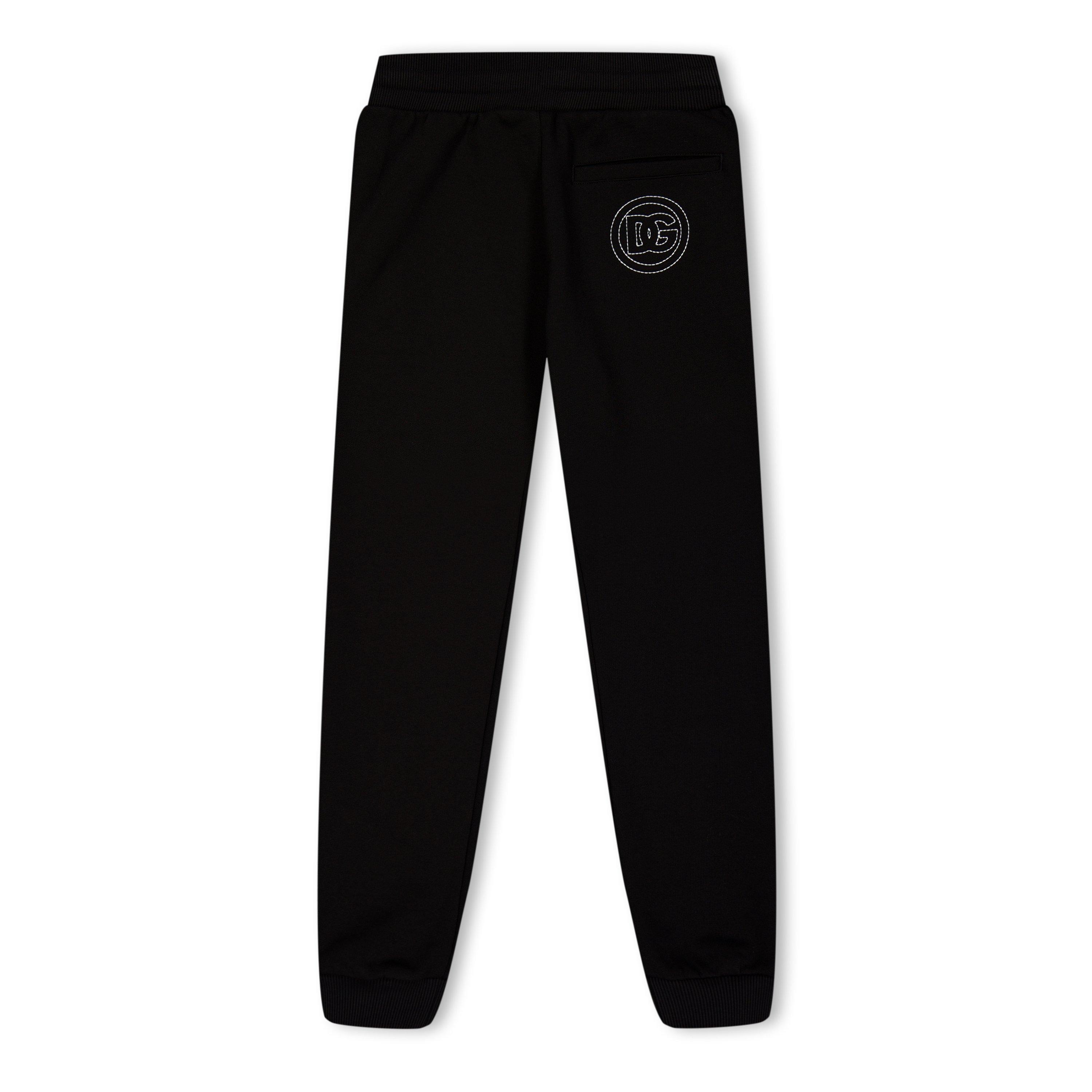 Black N0000 - Dolce and Gabbana - Dg Logo Jersey Jogging Bottoms Juniors - 2