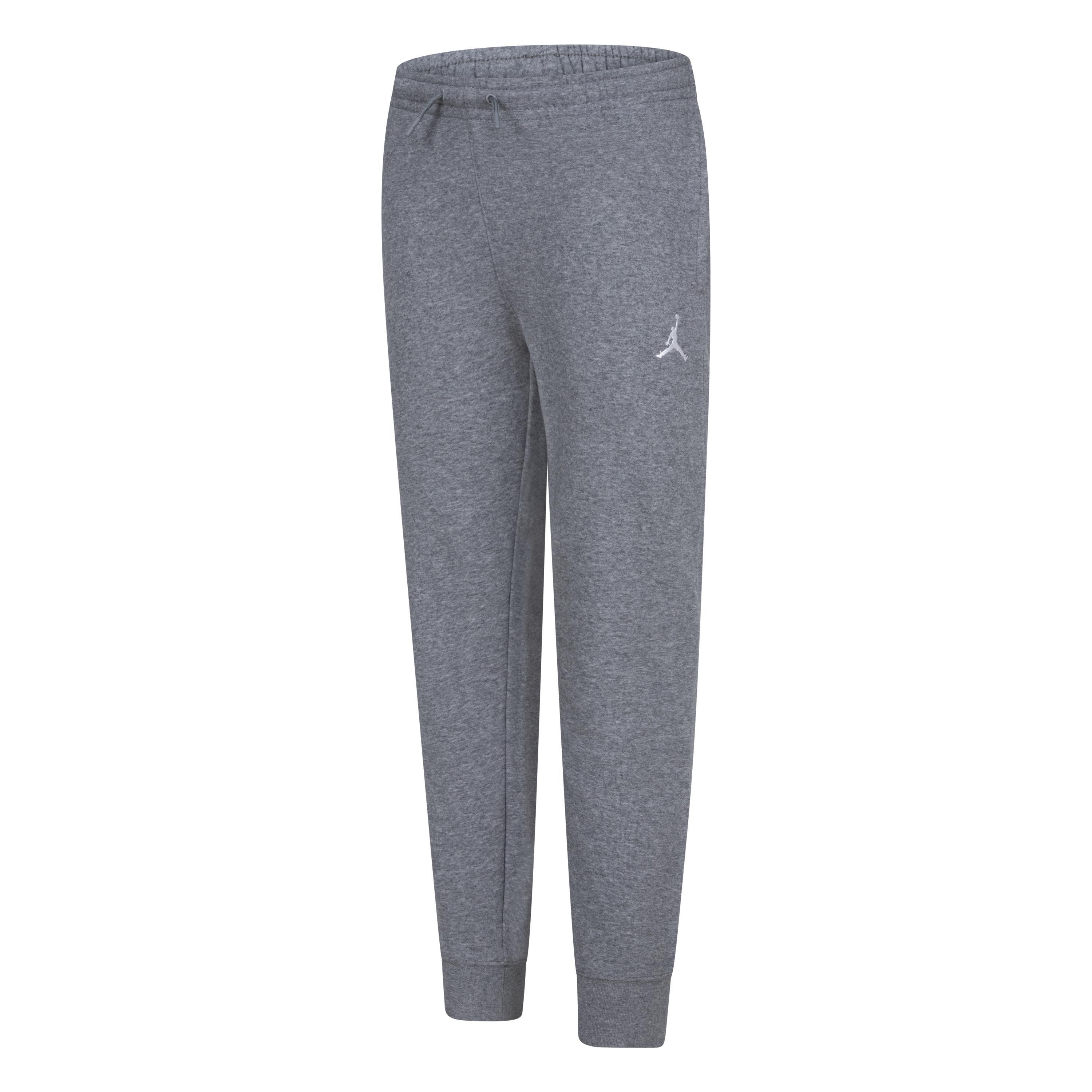 Air Jordan Boys Jm Fleece Pants Junior - Grey Heather - 13 Years